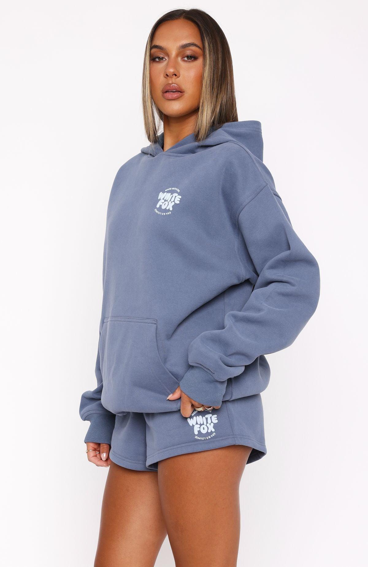 With Love For You Oversized Hoodie Ocean Product Image