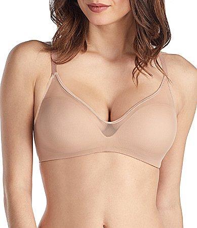 Womens Sheer Illusion Wireless Bra Product Image