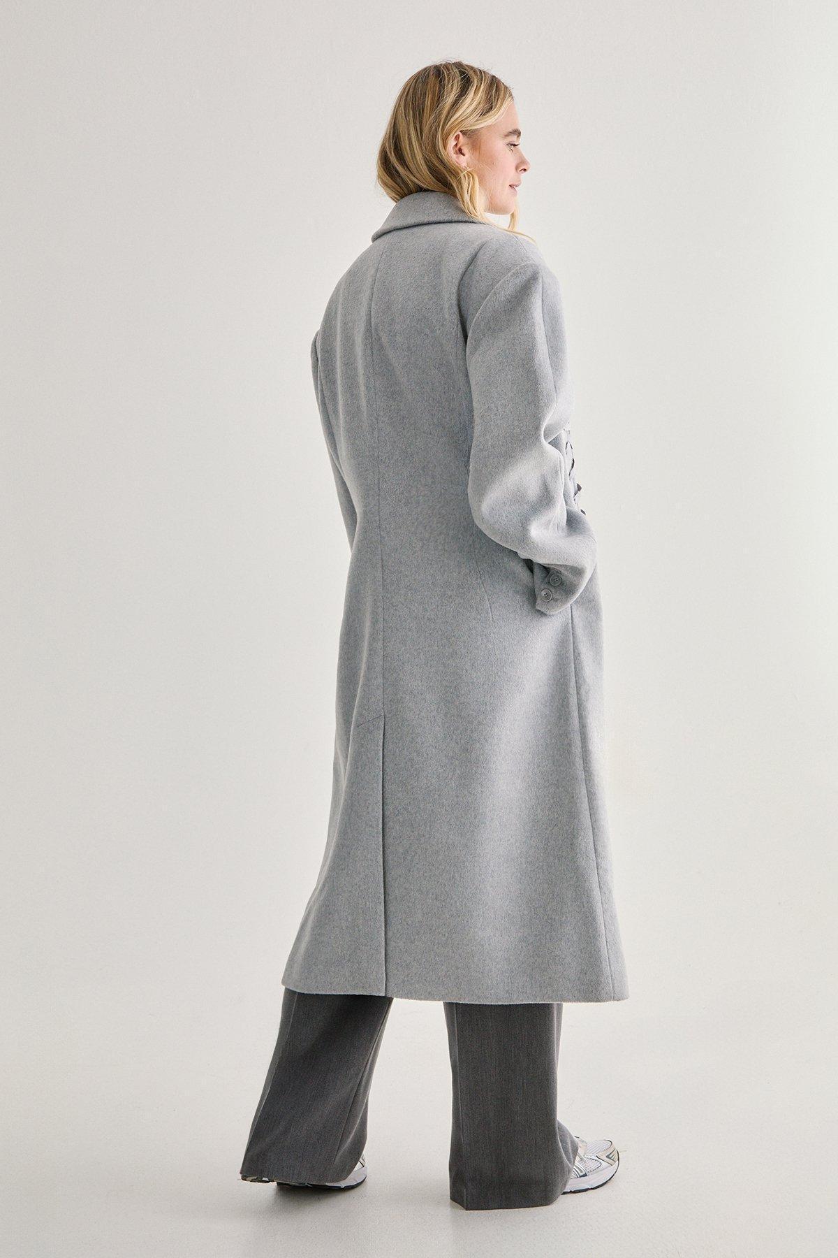 Premium Corseted Detail Coat  Product Image