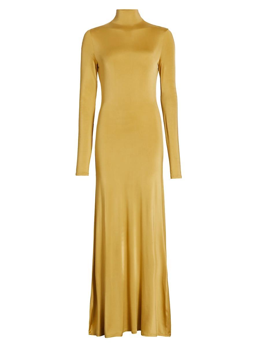 Womens Sacha Jersey Turtleneck Gown Product Image