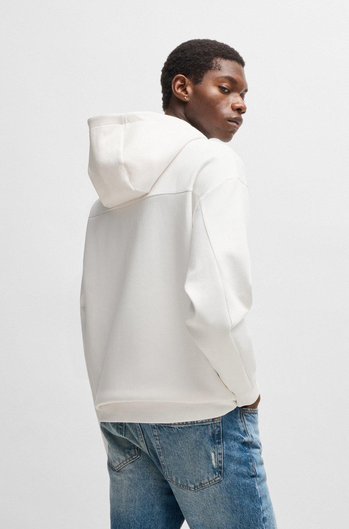 Interlock hoodie with stacked logos Product Image