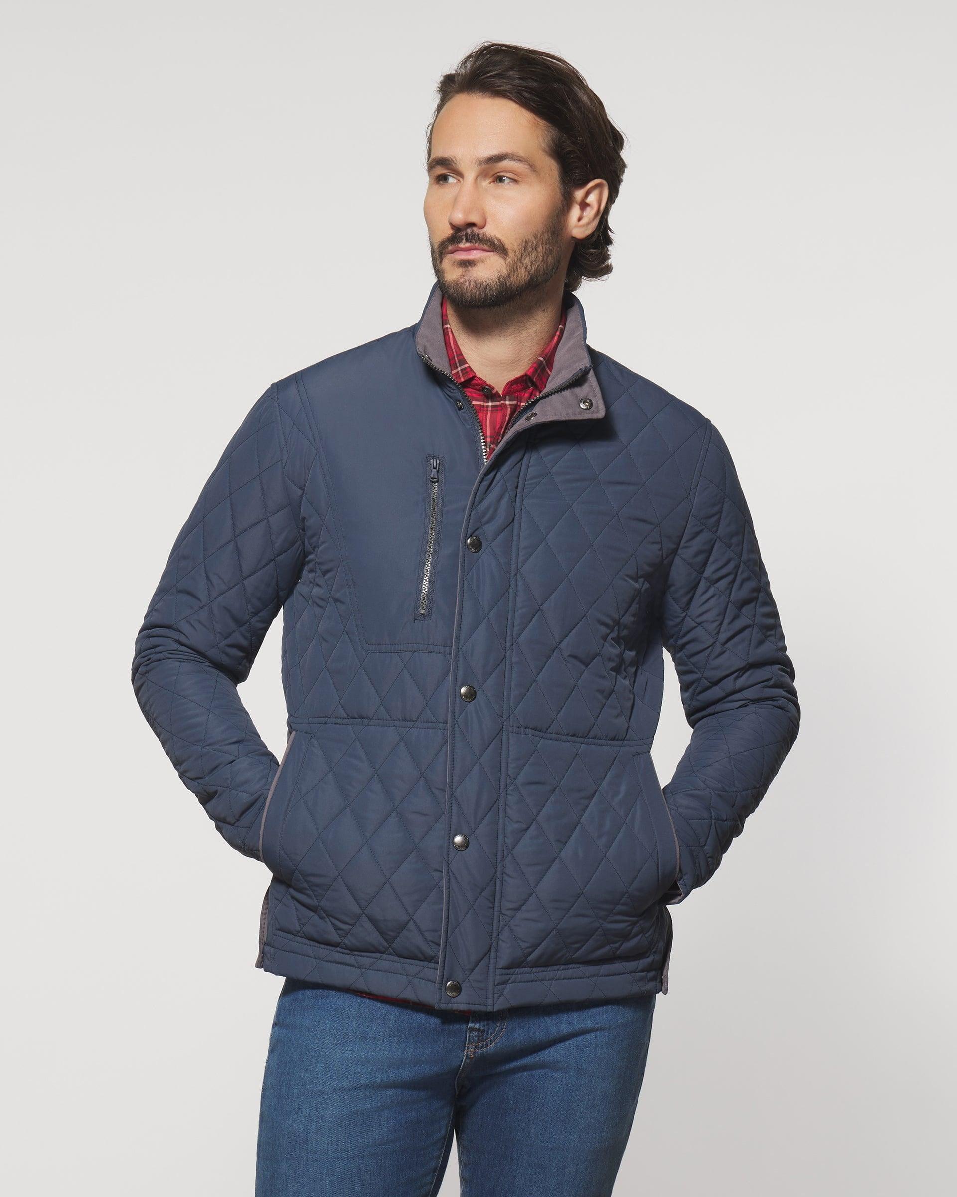 johnnie-O Juno Quilted Snap Jacket Product Image