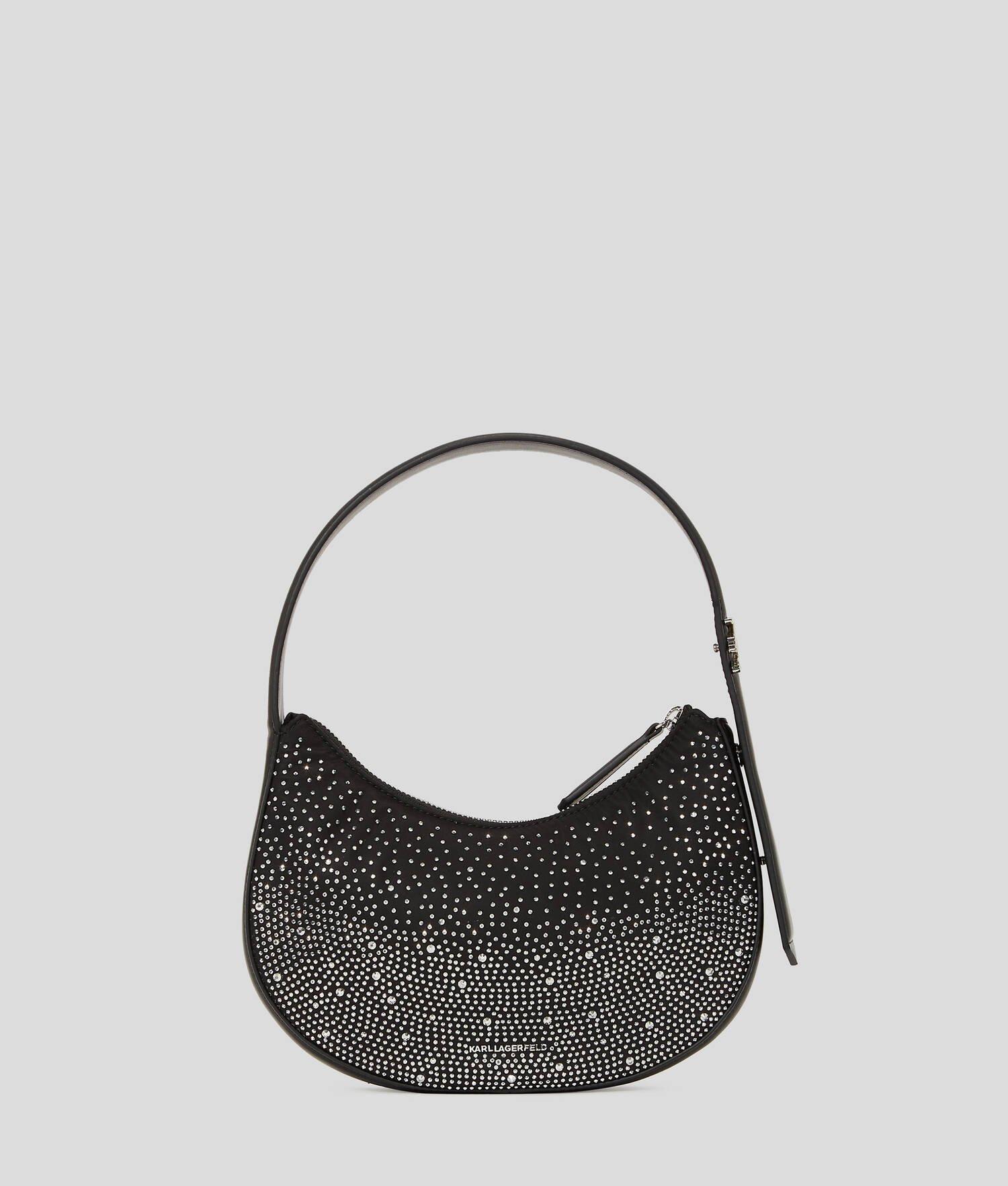 K/SOIRÉE RHINESTONE HALF-MOON BAG Product Image