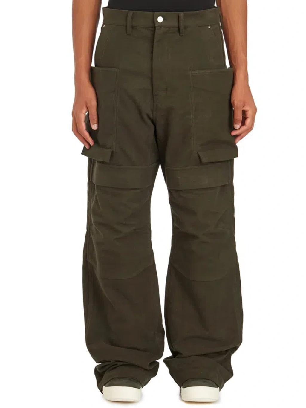 RICK OWENS Stefan Cargo Forest Trousers Product Image