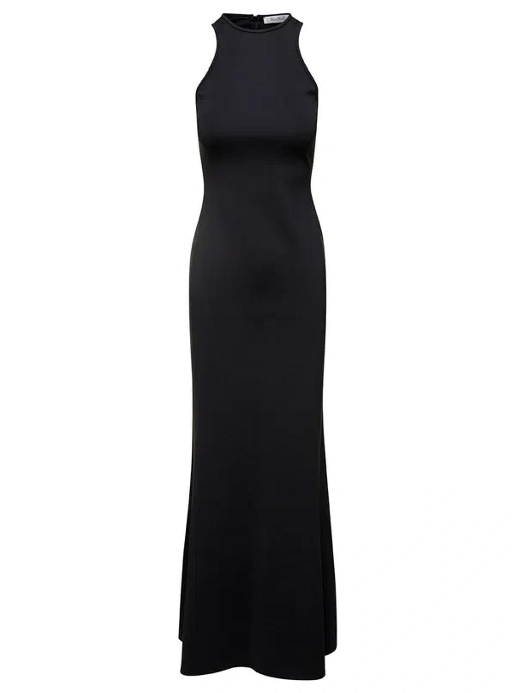 MAX MARA Navarra Long Dress In Black Product Image