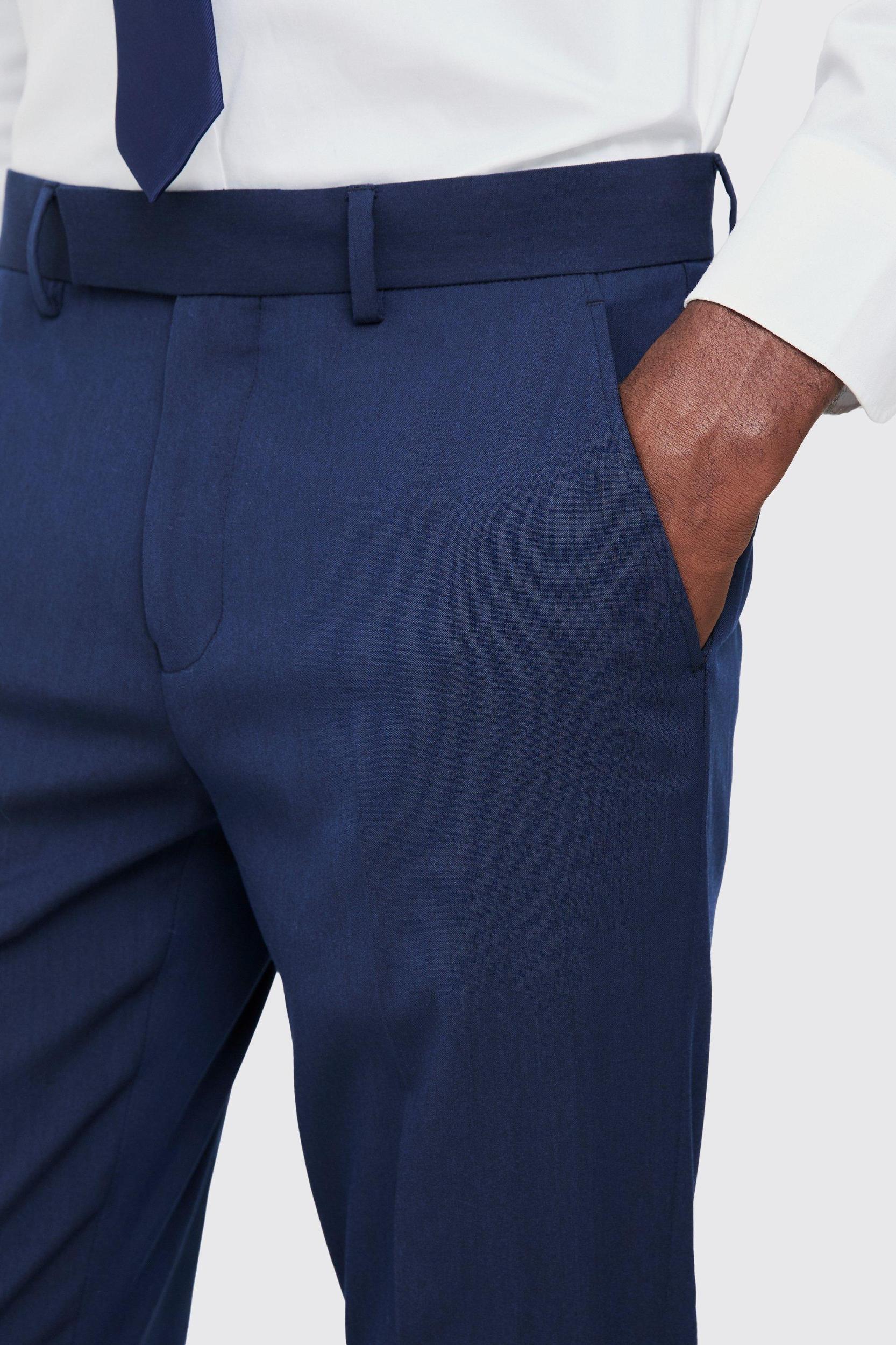 Fixed Waist Skinny Tailored Pants | boohooMAN USA Product Image