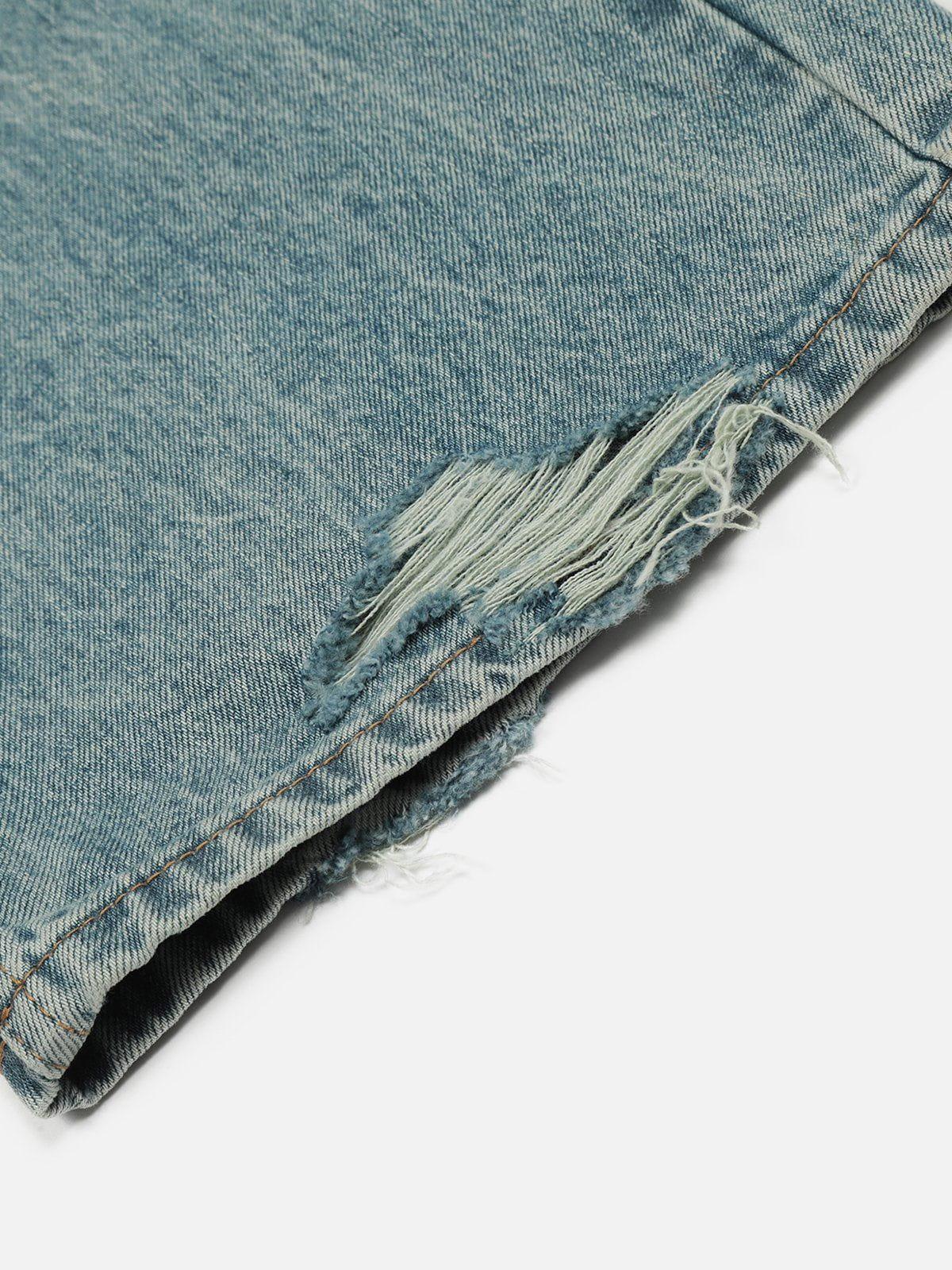 Aelfric Eden Basic Distressed Loose Jeans Product Image