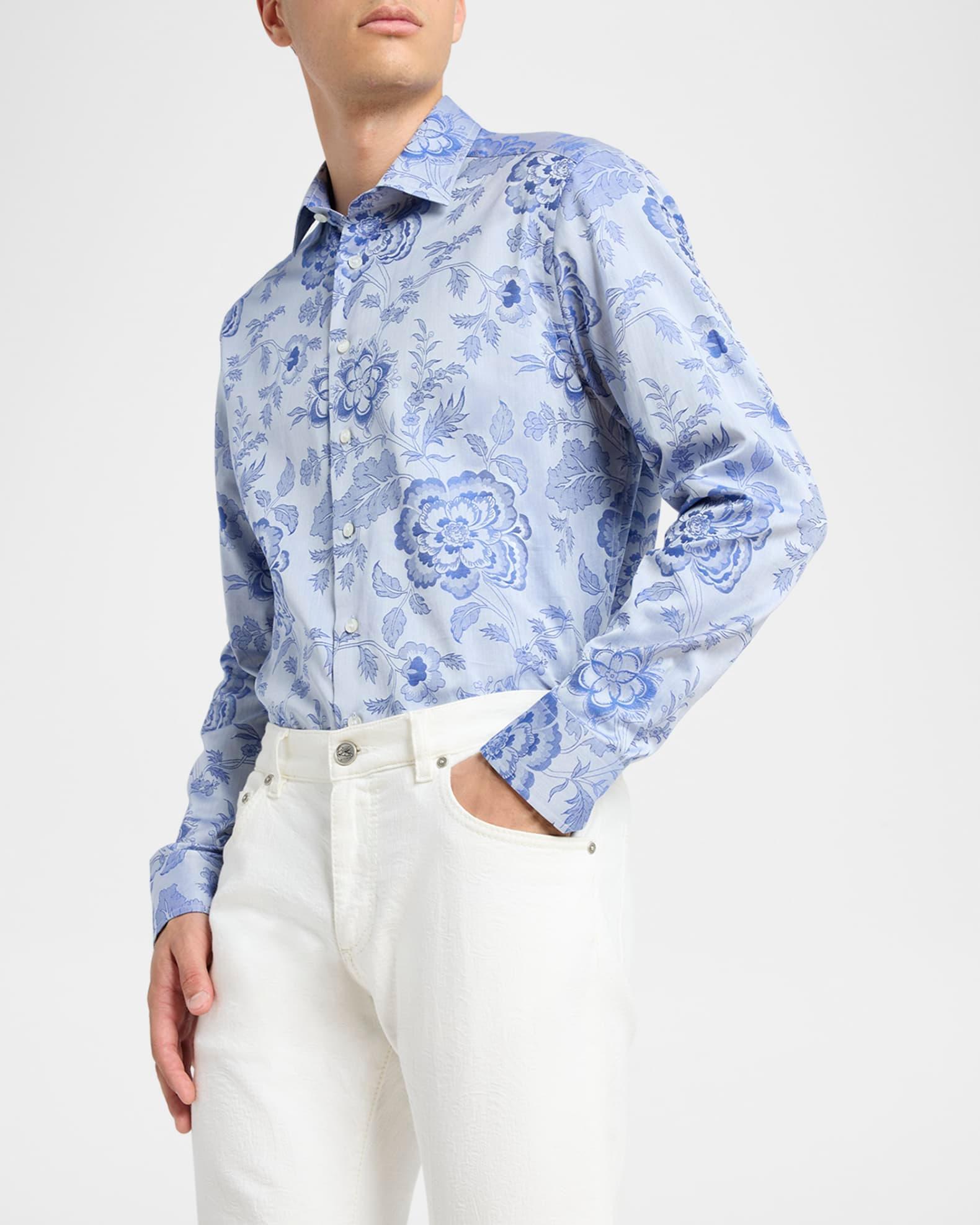Men's Floral Sport Shirt Product Image