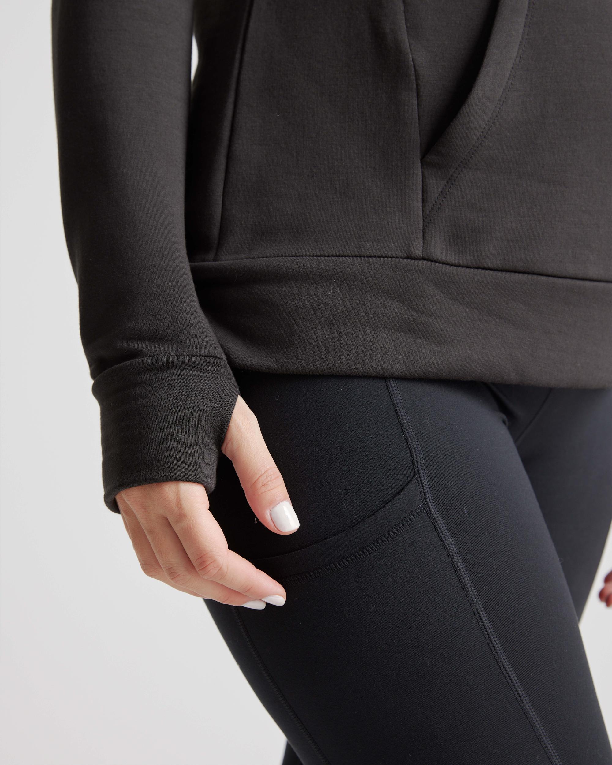 Quince | Women's SuperSoft Fleece Maternity & Nursing Hoodie Lenzing Modal Product Image