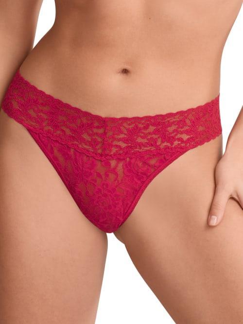 Signature Lace Original Rise Thong Product Image