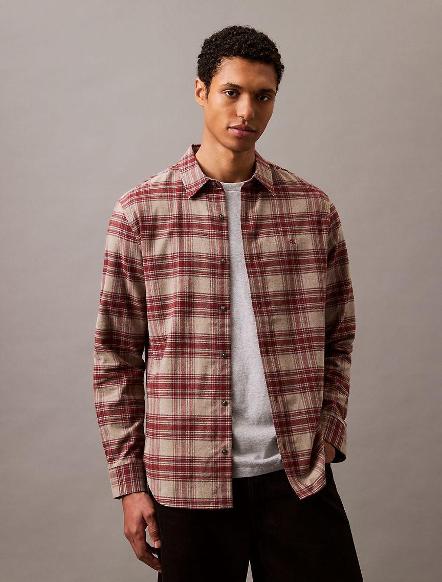 Plaid Flannel Classic Shirt Product Image