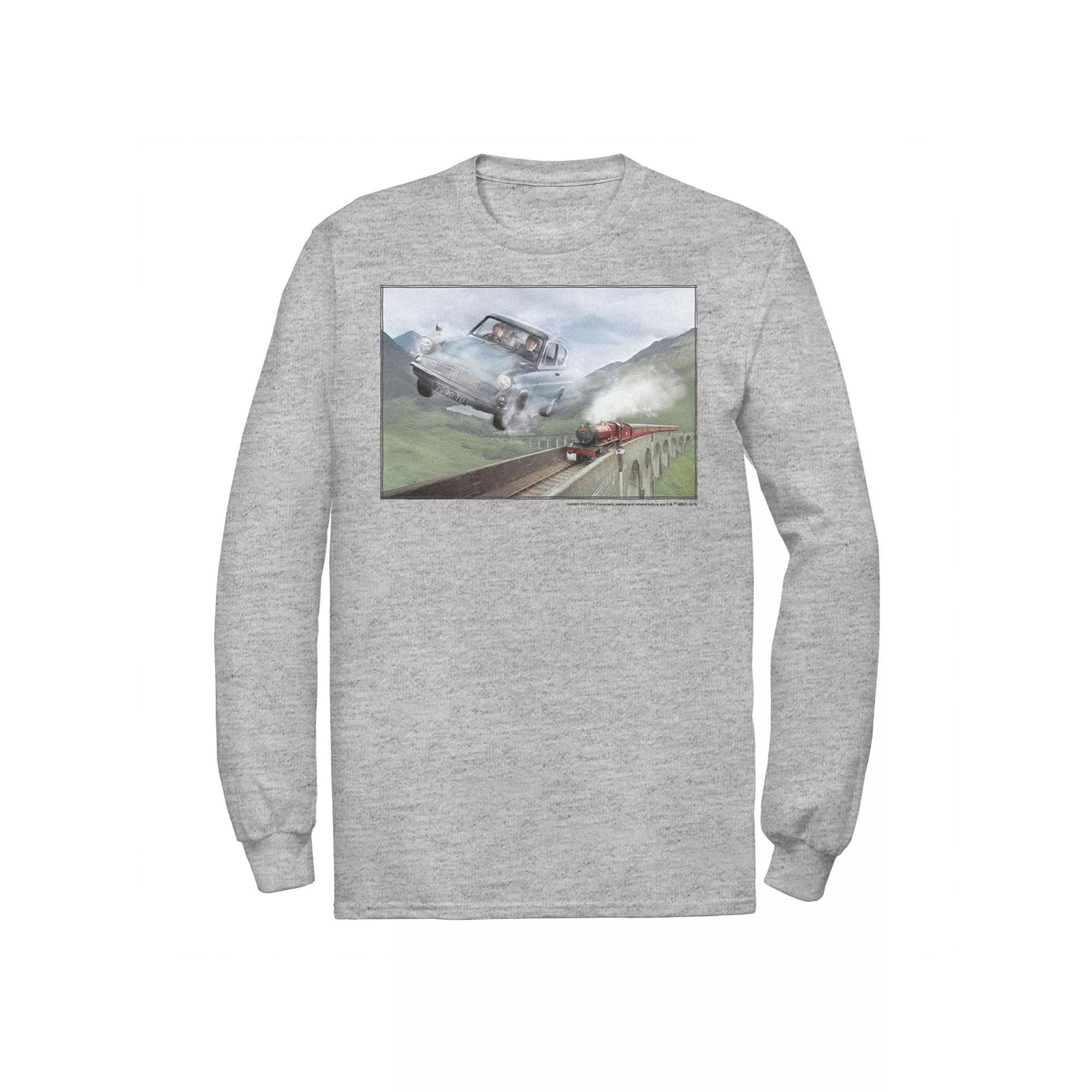 Men's Harry Potter Racing The Hogwarts Express Portrait Tee,  Product Image