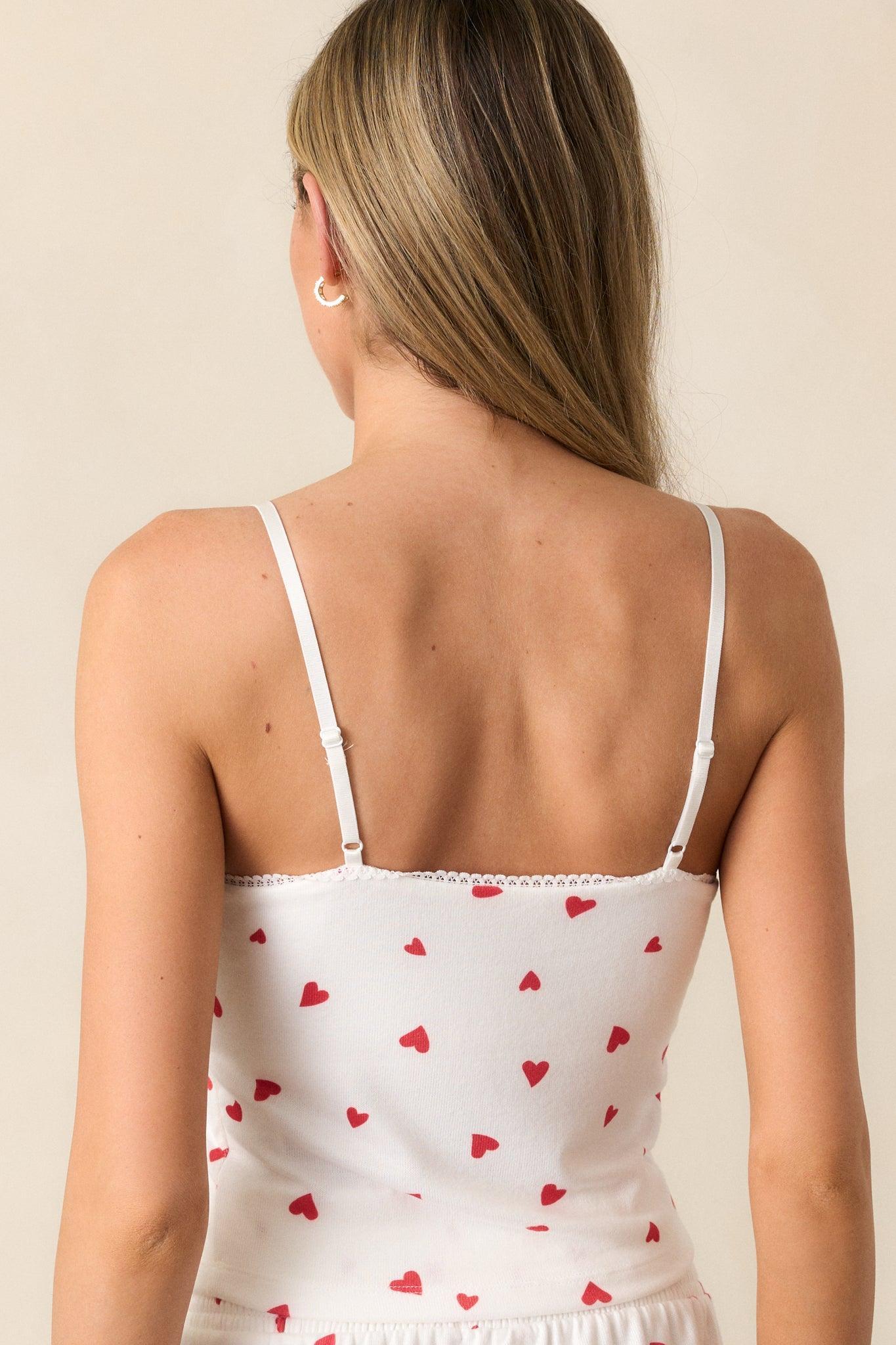 Z Supply Camille Rendezvous Ivory Heart Cami Product Image