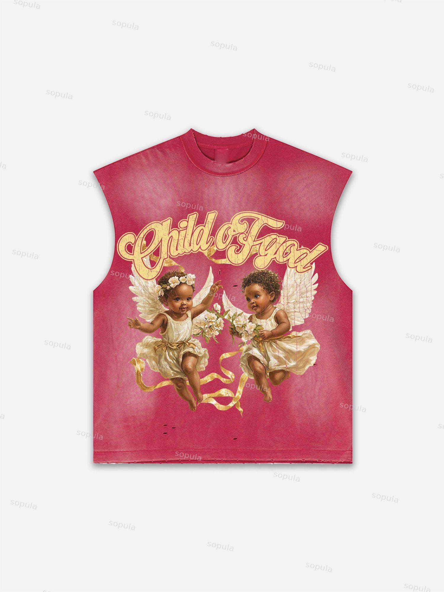 Men's Washed Boxer Boys Graphic Print Tank Top Product Image