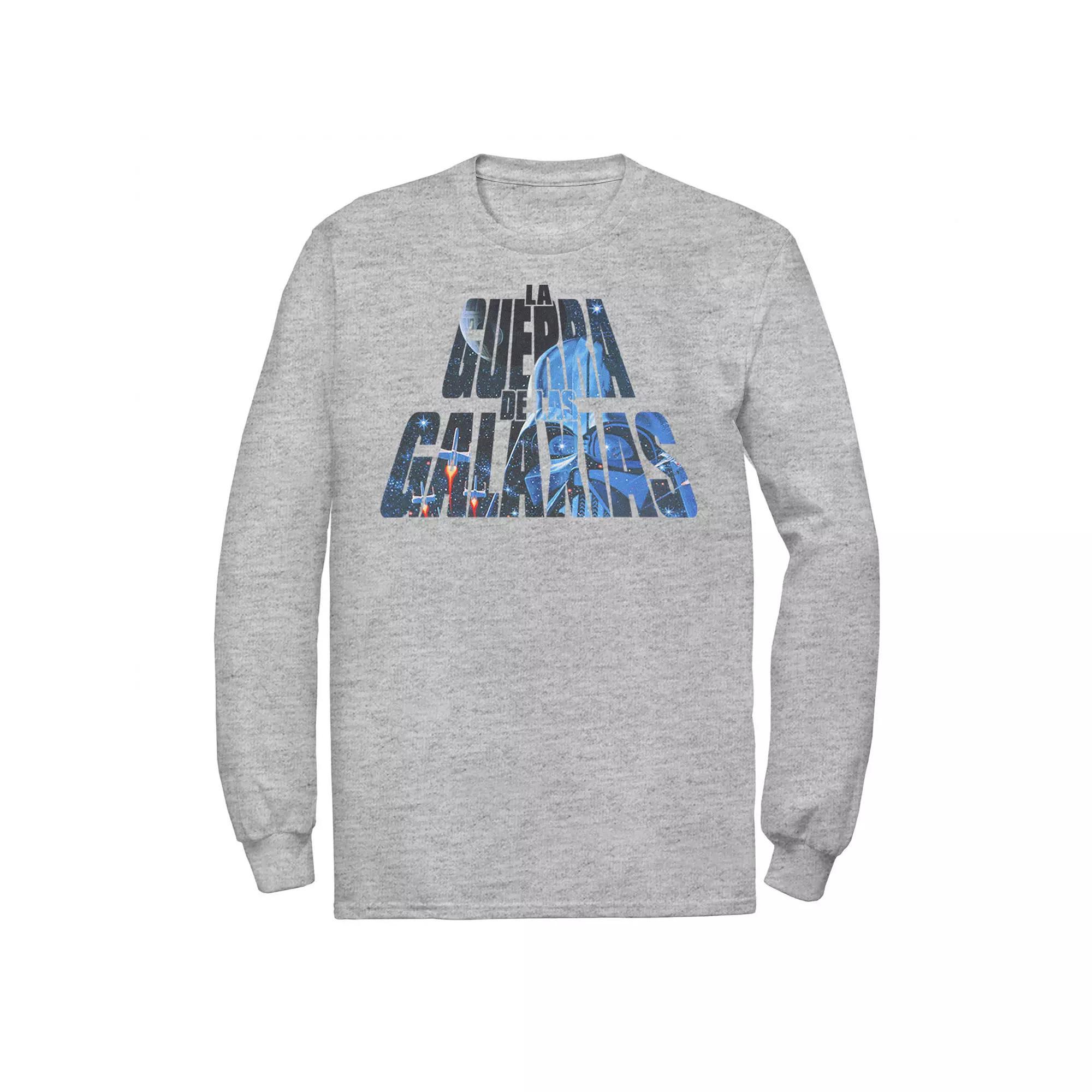 Men's Star Wars La Guerra De Las Galaxias Letter Fill Tee,  Product Image