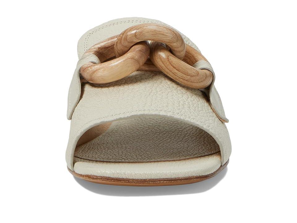 Enna Leather Wooden-Link Mule Sandals Product Image