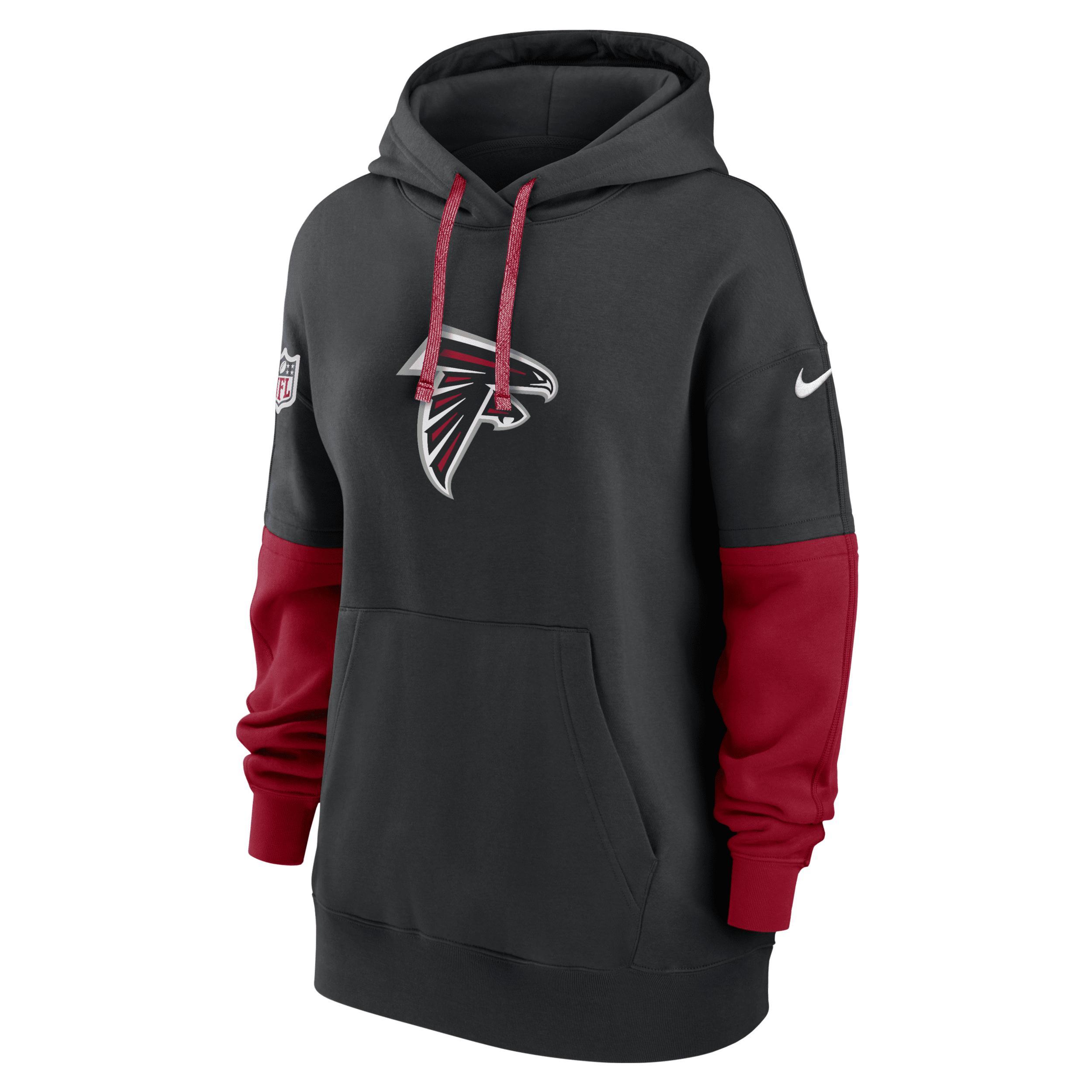 New England Patriots Sideline Essential Nike Women's NFL Pullover Hoodie Product Image