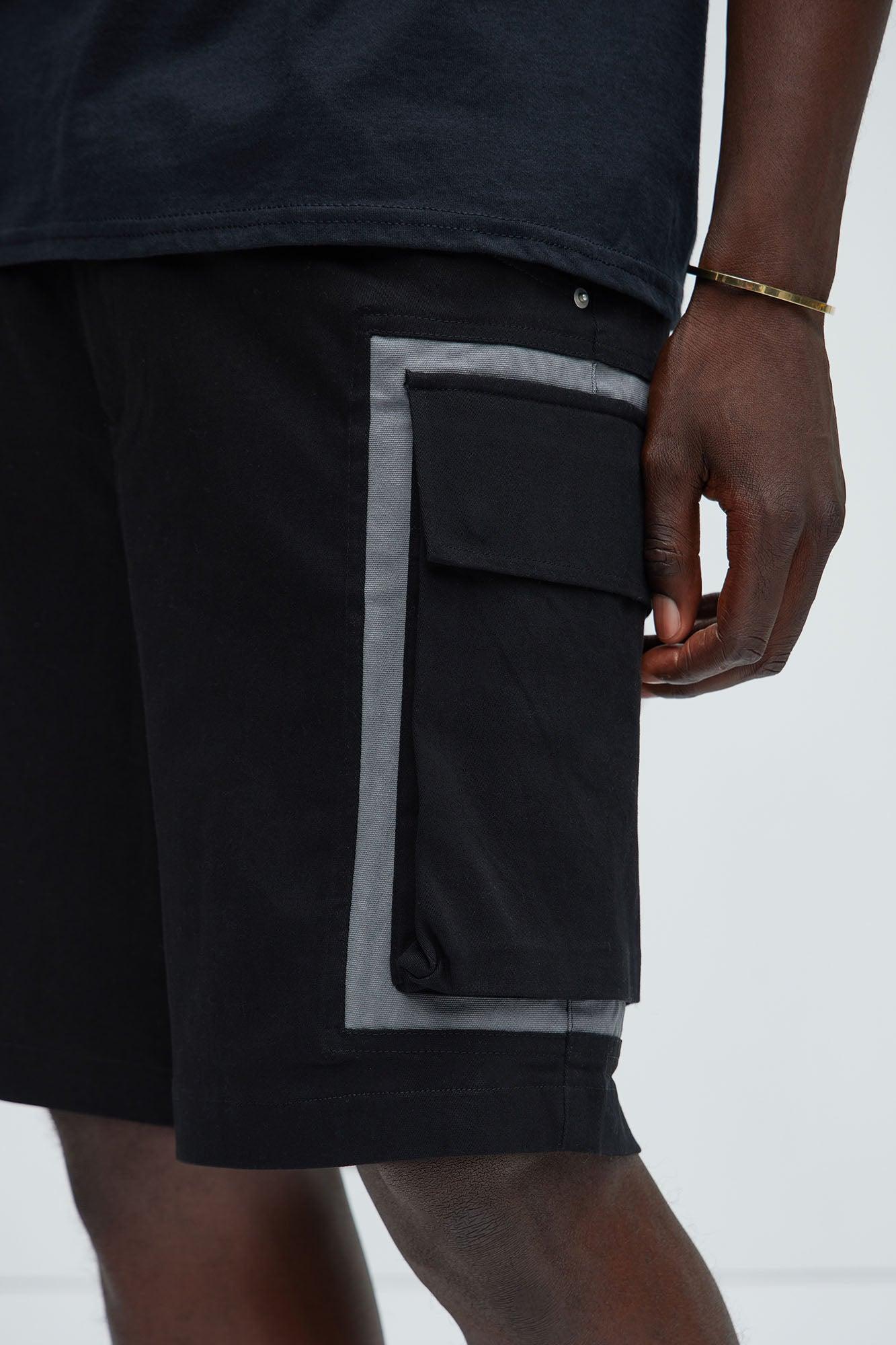 Sandy Camo Shorts - Black Product Image