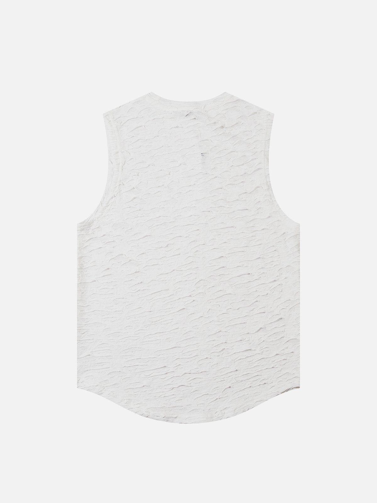 Aelfric Eden Cut-Out Distressed Tank Top Product Image