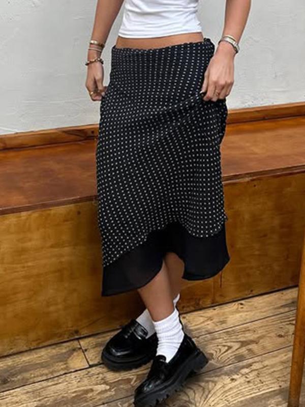 Printed Slim Straight Maxi Skirt Product Image