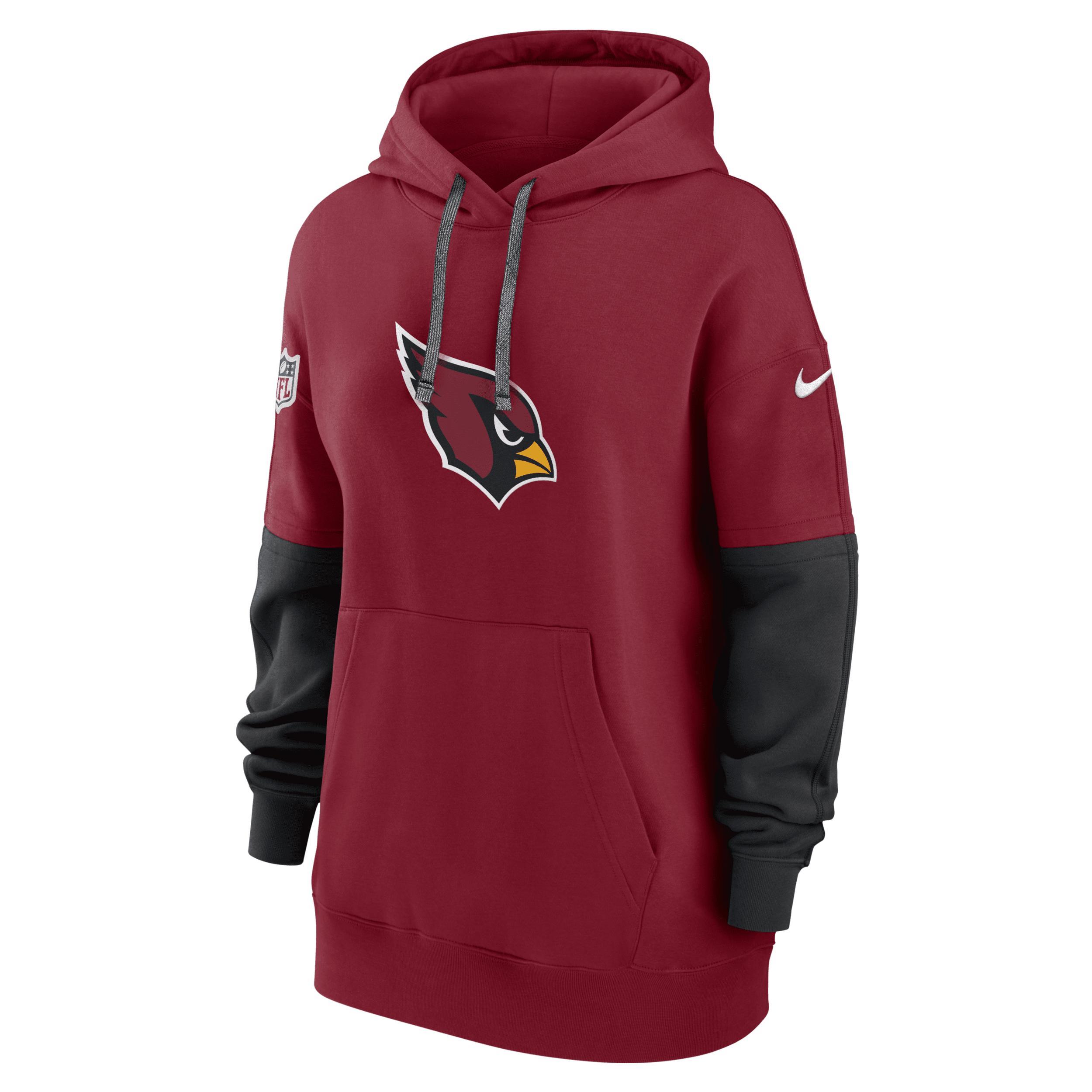 New England Patriots Sideline Essential Nike Women's NFL Pullover Hoodie Product Image