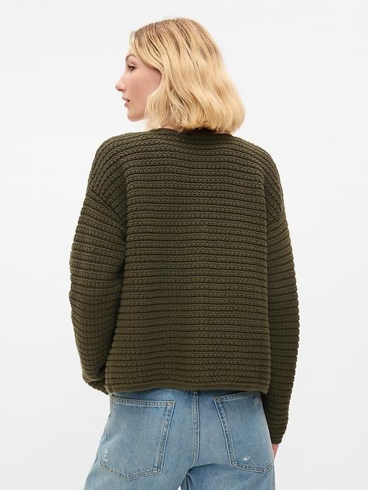 Textured Sweater Jacket Product Image