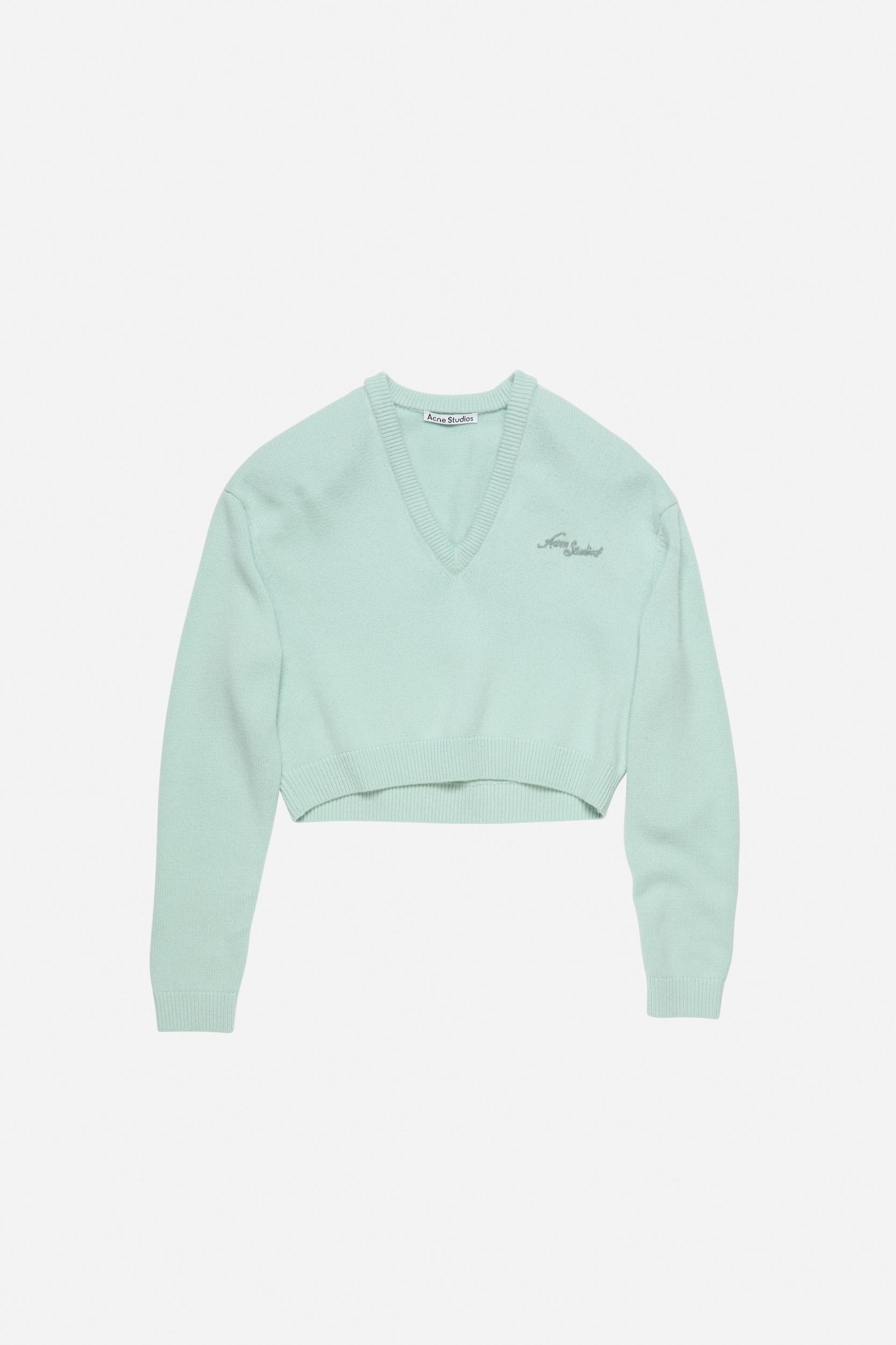 Wool v-neck sweater Product Image