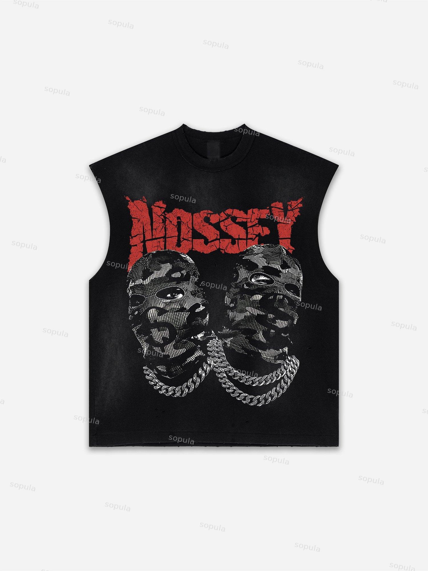 Men's Washed Saint Graphic Child Of God Print Tank Top Product Image