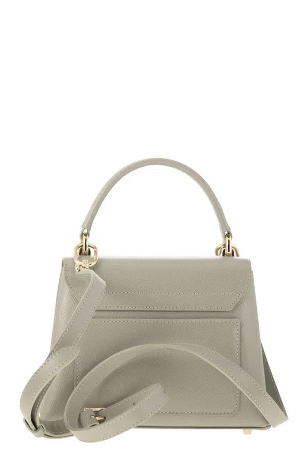 FURLA Mini Top Handle Coconut Bag In Grigio Product Image