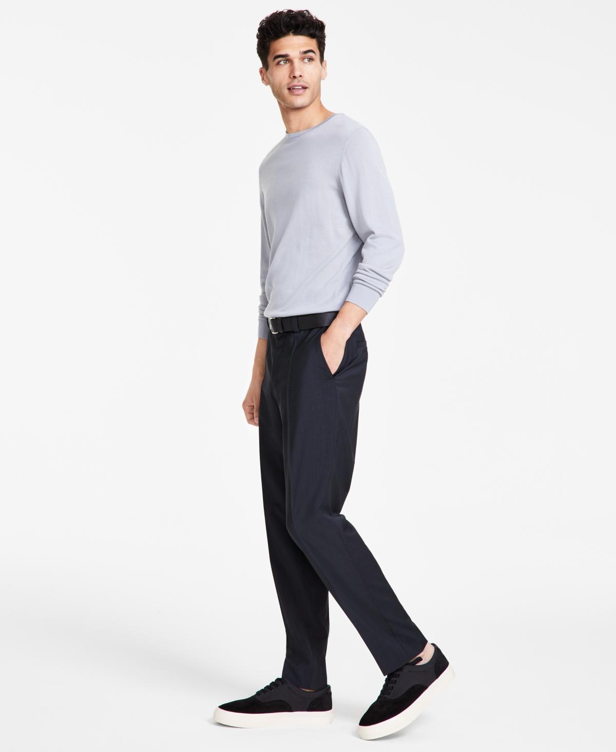 HUGO BOSS Hugo By  Men's Modern-fit Wool Suit Pants In Navy Product Image