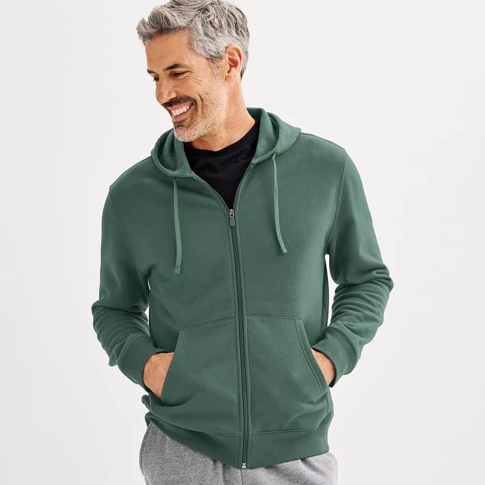 Men's Tek Gear® Ultra Soft Fleece Zip Front Hoodie,  Product Image