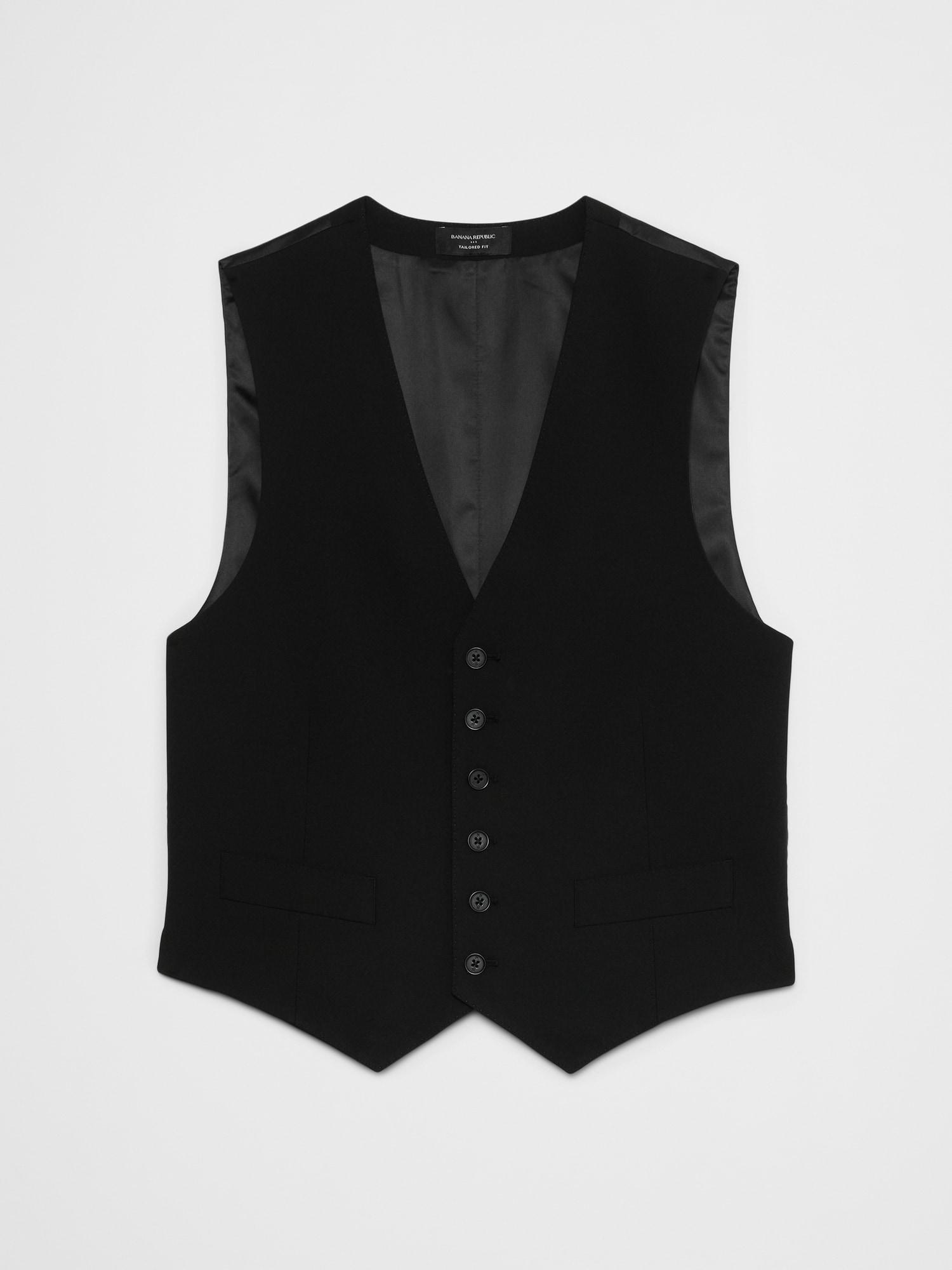 Modern Classic Plain Weave Suit Vest Product Image