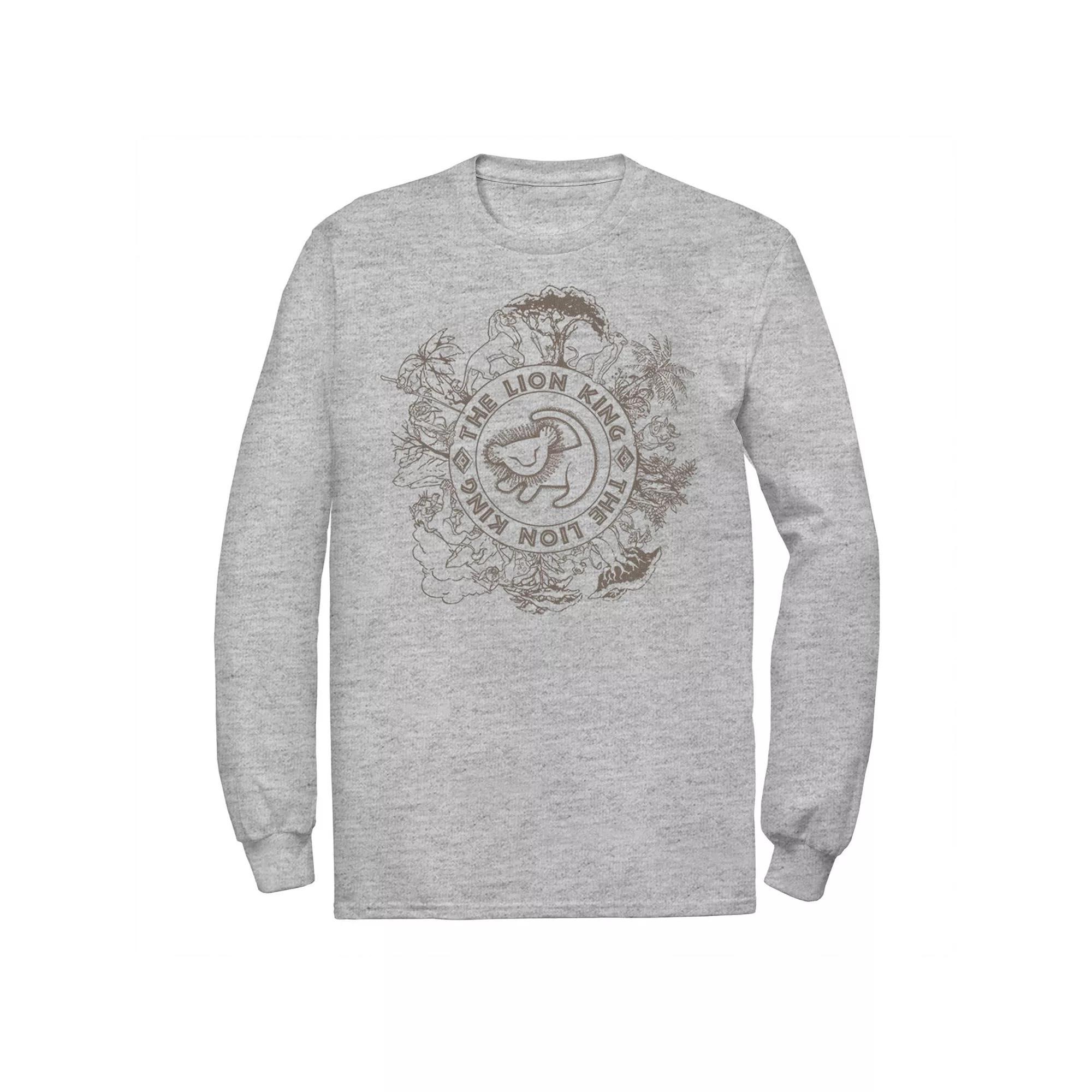 Disney's The Lion King Men's Circle Of Life Line Art Logo Tee,  Product Image