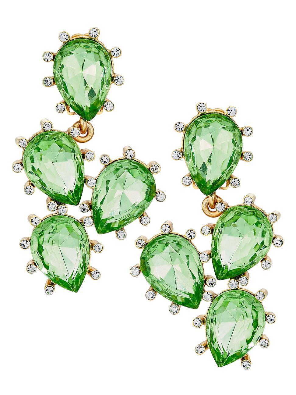 Crystal Cactus Earrings Product Image