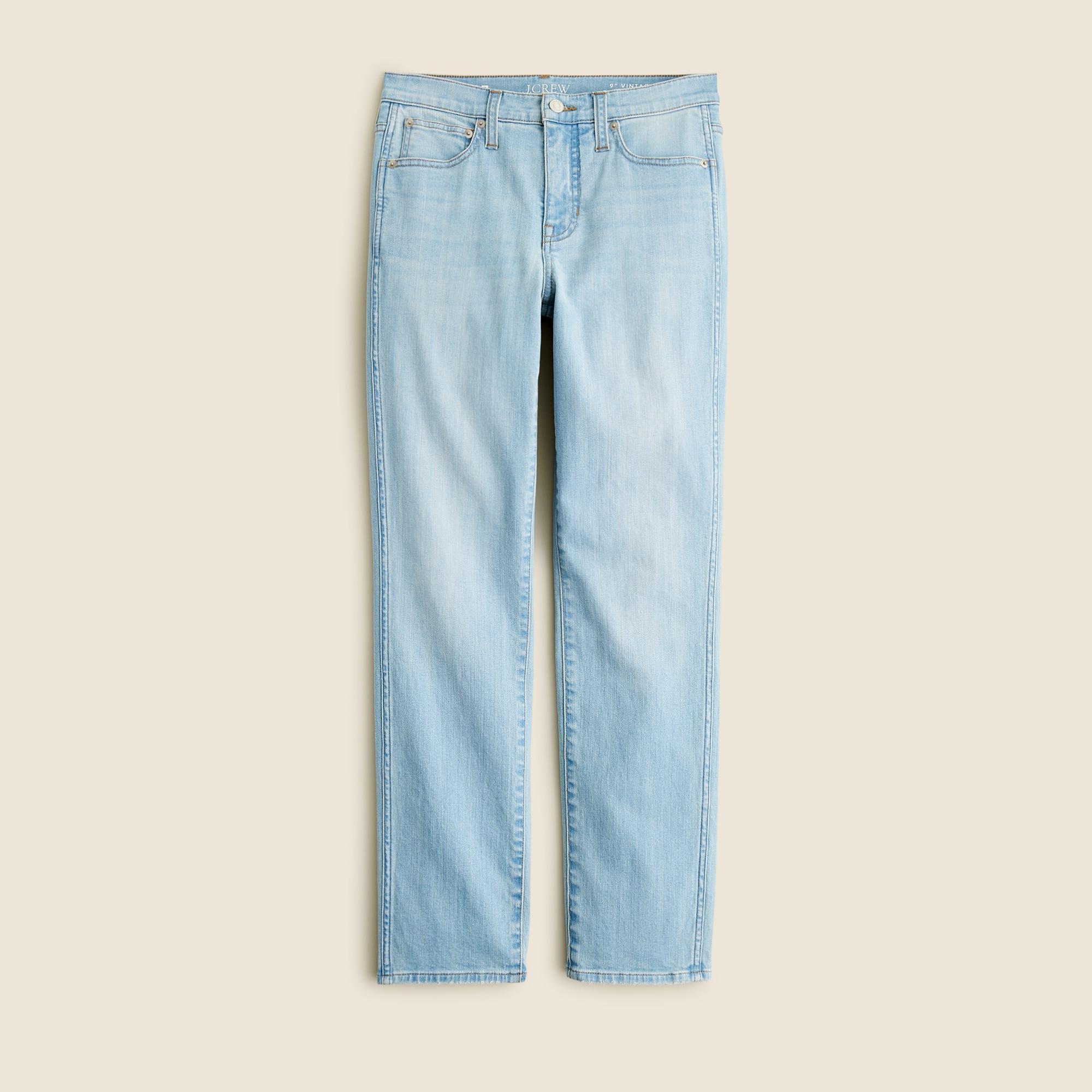 Petite 9" vintage slim-straight jean in Clear Skies wash Product Image