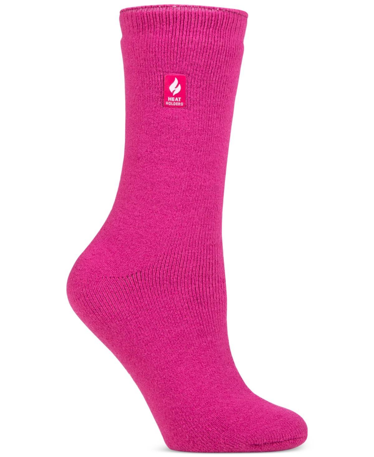 Womens Heat Holders Original 7x Warmer Solid Crew Socks Product Image