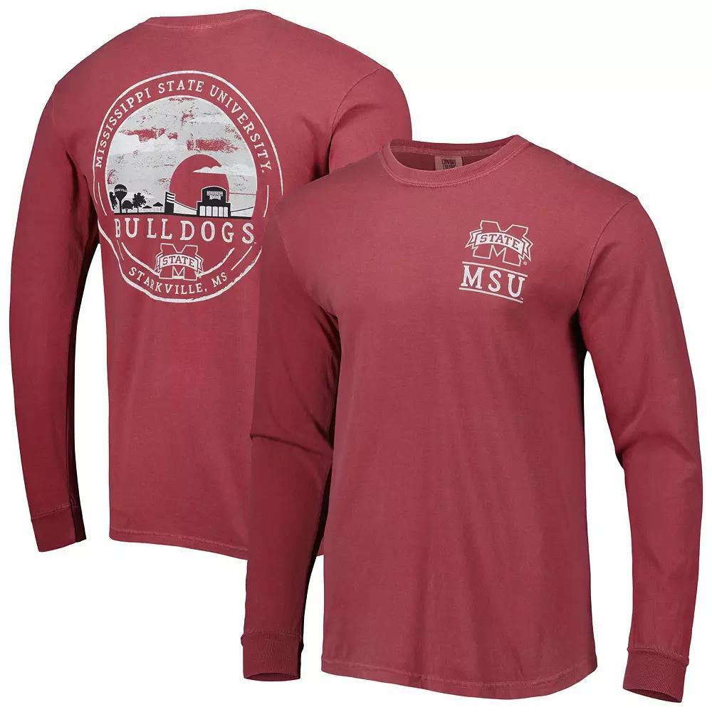 Men's Maroon Mississippi State Bulldogs Circle Campus Scene Long Sleeve T-Shirt, Size: Small, Mst Red Product Image