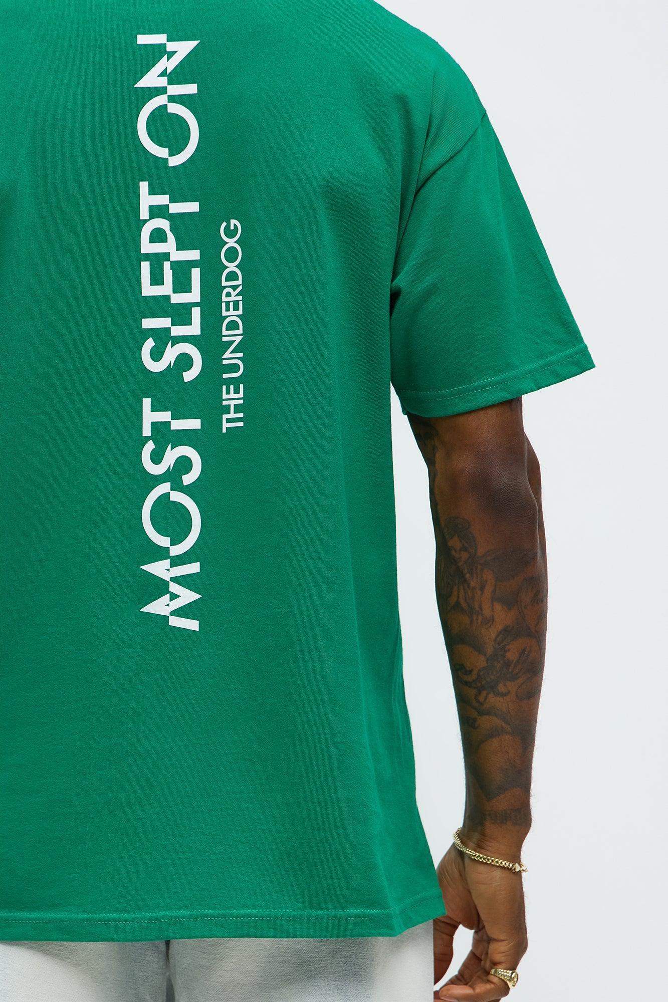 Slept On Short Sleeve Tee - Hunter Green Male Product Image