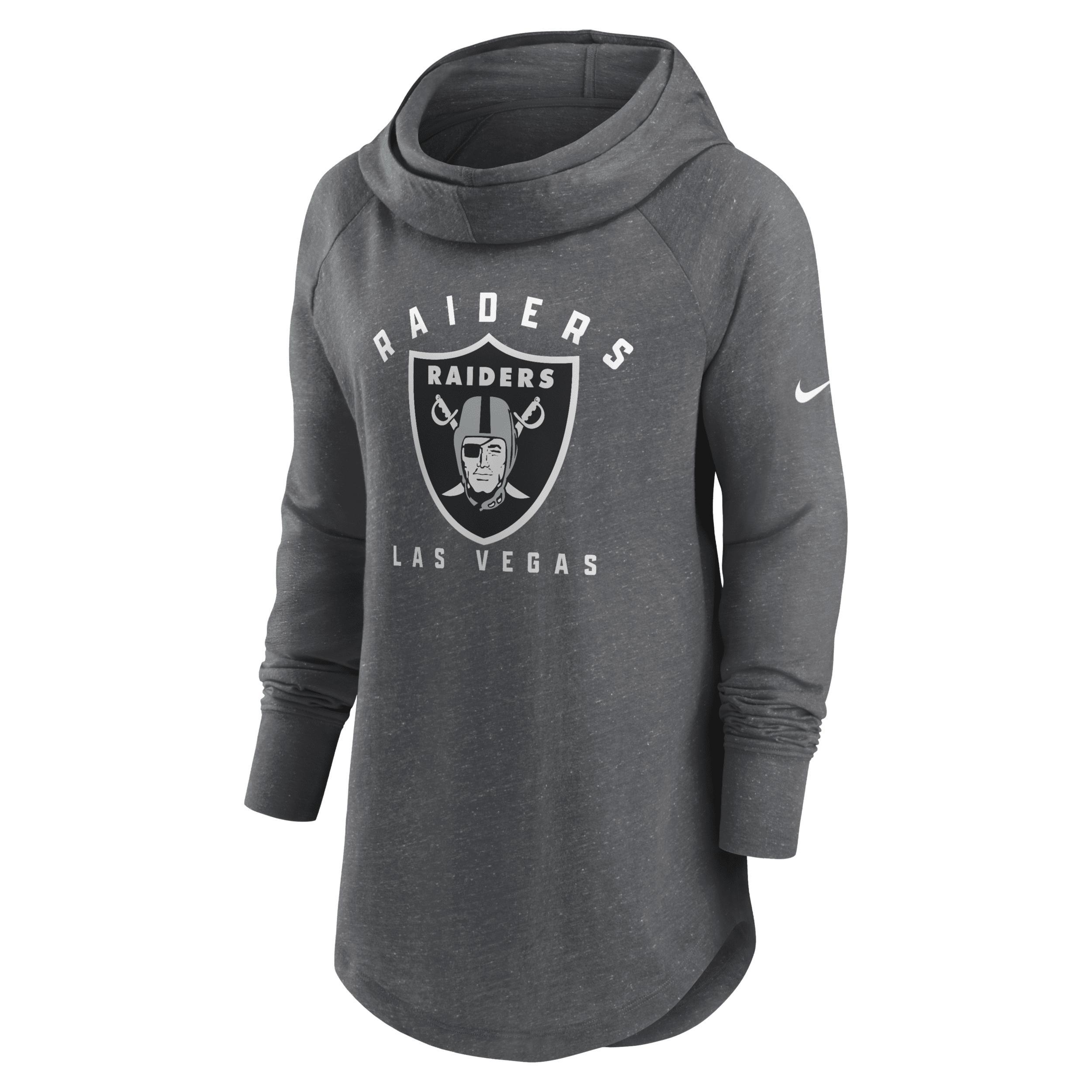 Womens Nike Cleveland s Minimal Statement Lightweight Raglan Funnel Neck Pullover Hoodie Product Image