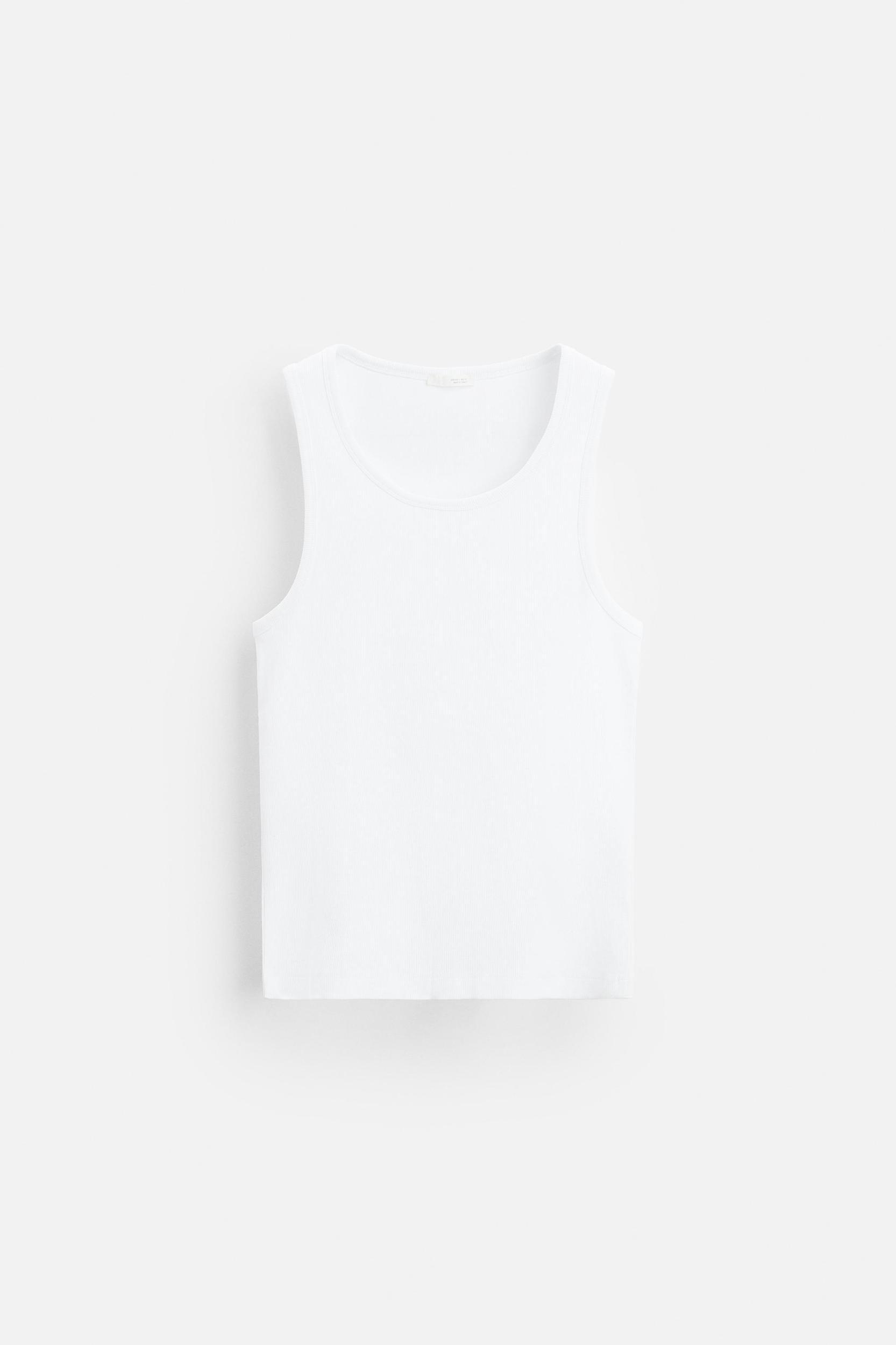 BASIC RIBBED TANK TOP Product Image