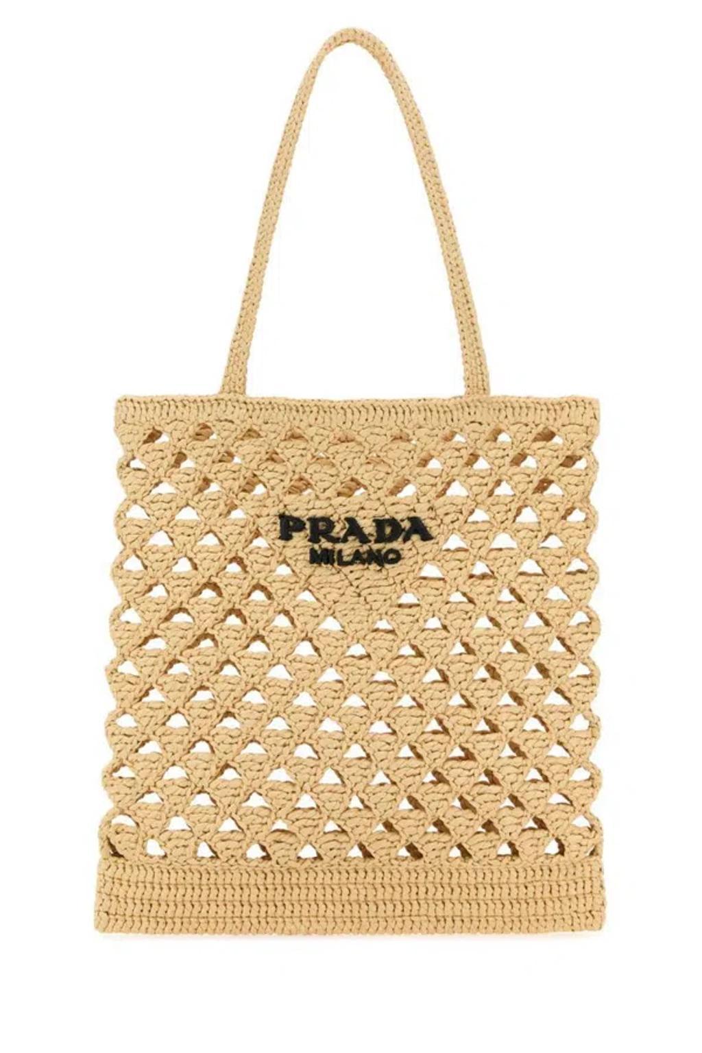 PRADA Woven In Beige Product Image