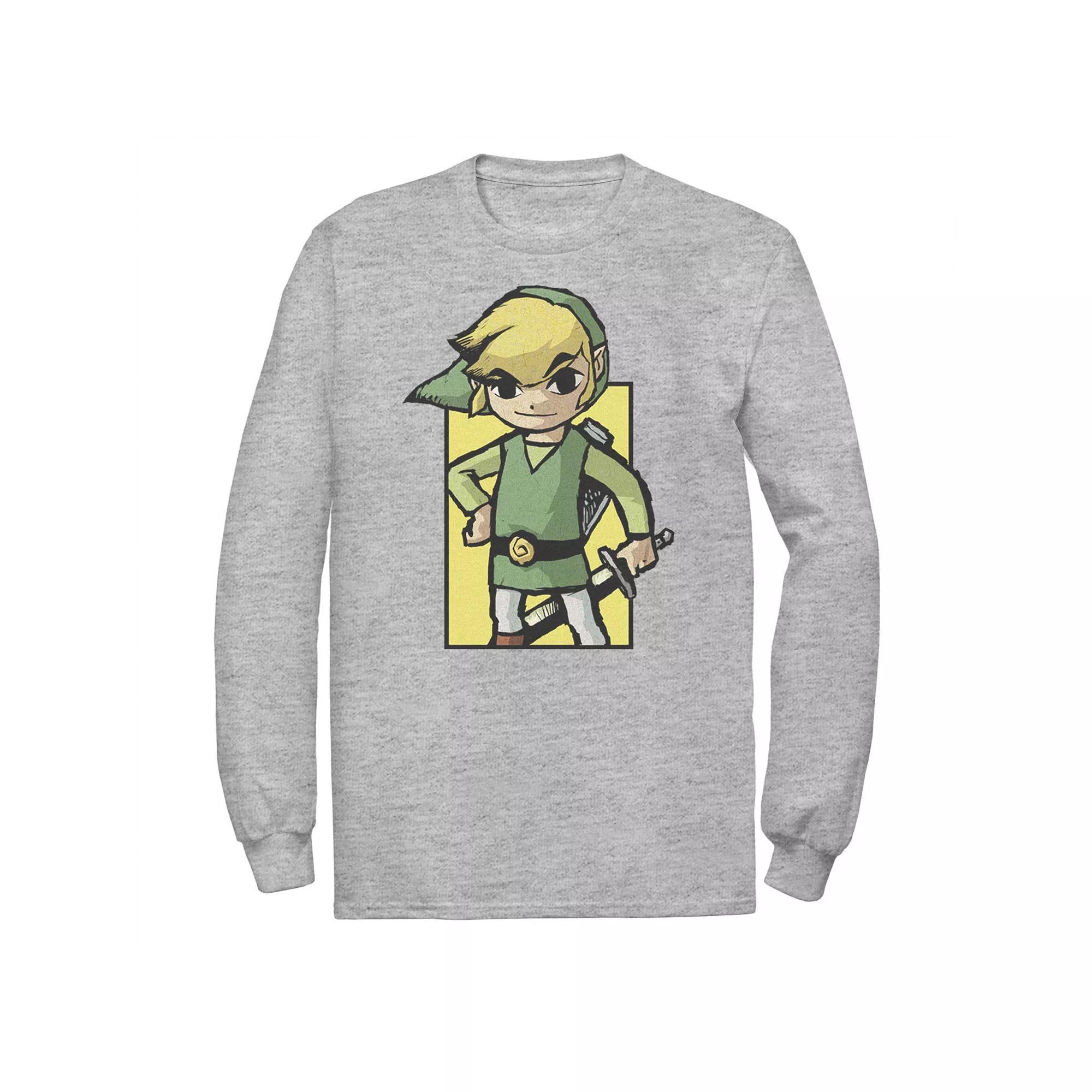 Big & Tall The Legend Of Zelda Wind Waker Link Long Sleeve, Men's,  Product Image