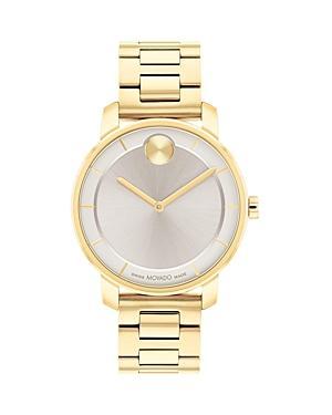 Ladies' Movado BoldÂ® Access Gold-Tone Watch with Grey Dial (Model: 3601080) Product Image