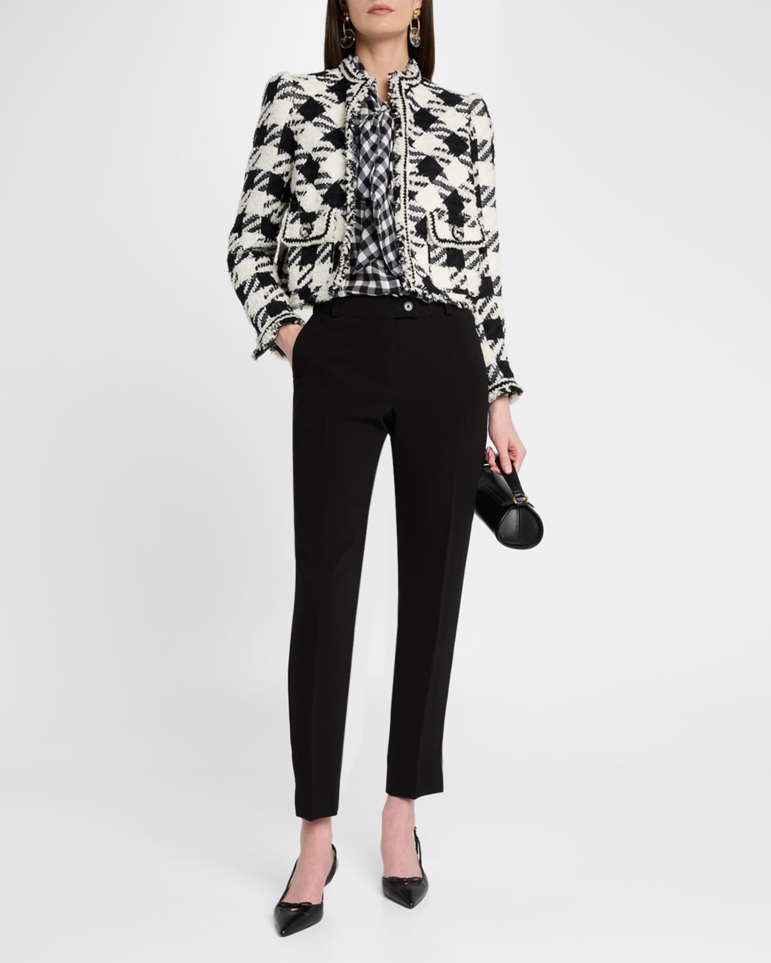 Buffalo Check Tweed Short Jacket Product Image