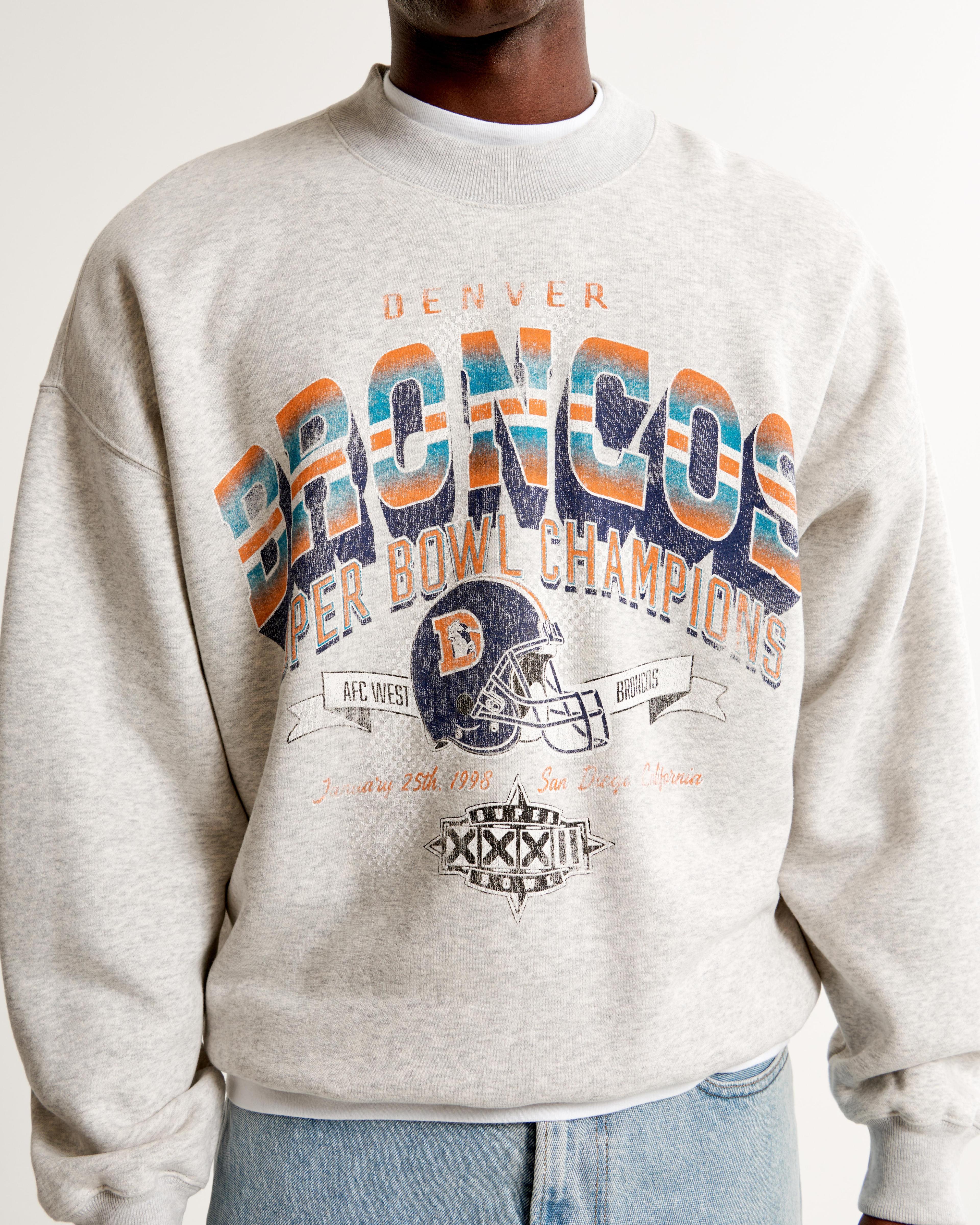 Denver Broncos Graphic Crew Sweatshirt Product Image