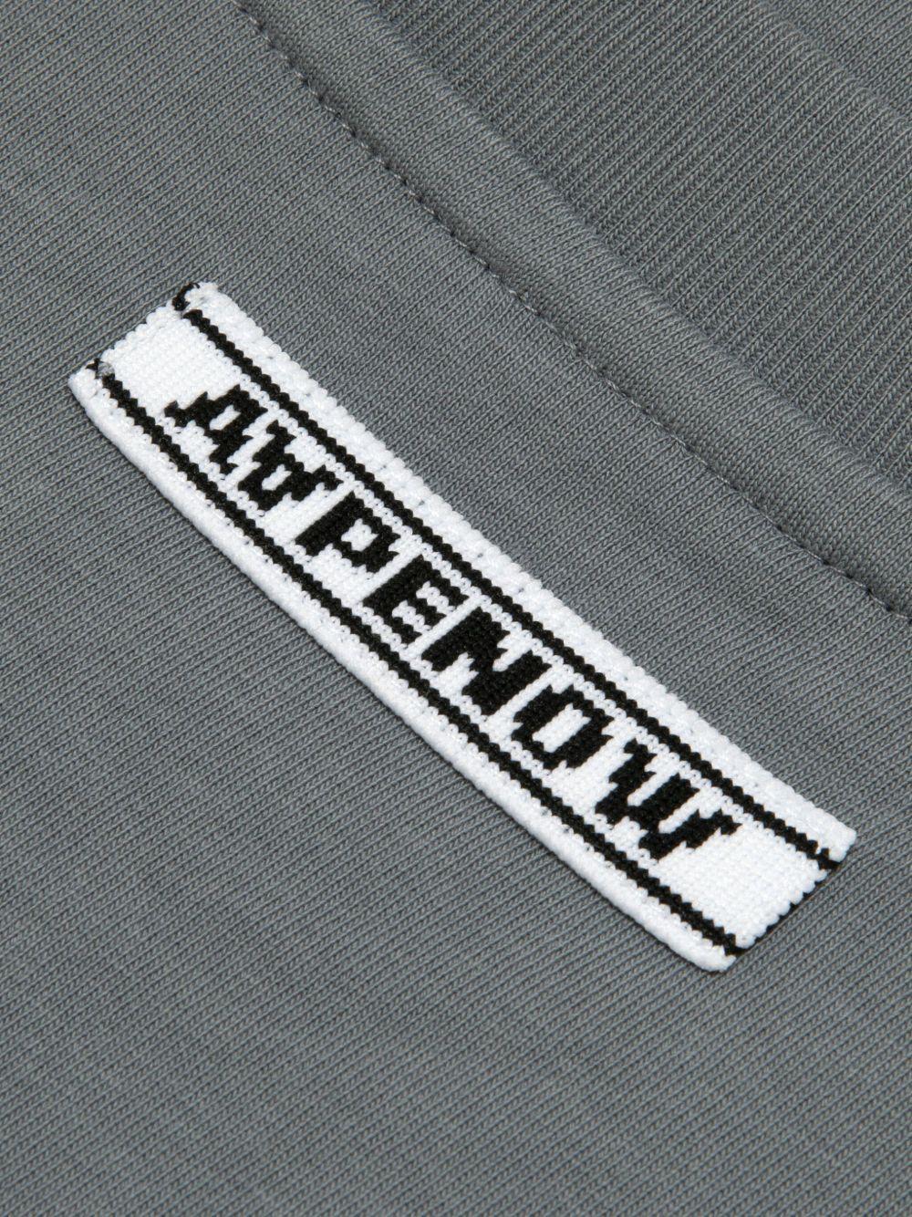 logo appliqué cotton t-shirt  Product Image
