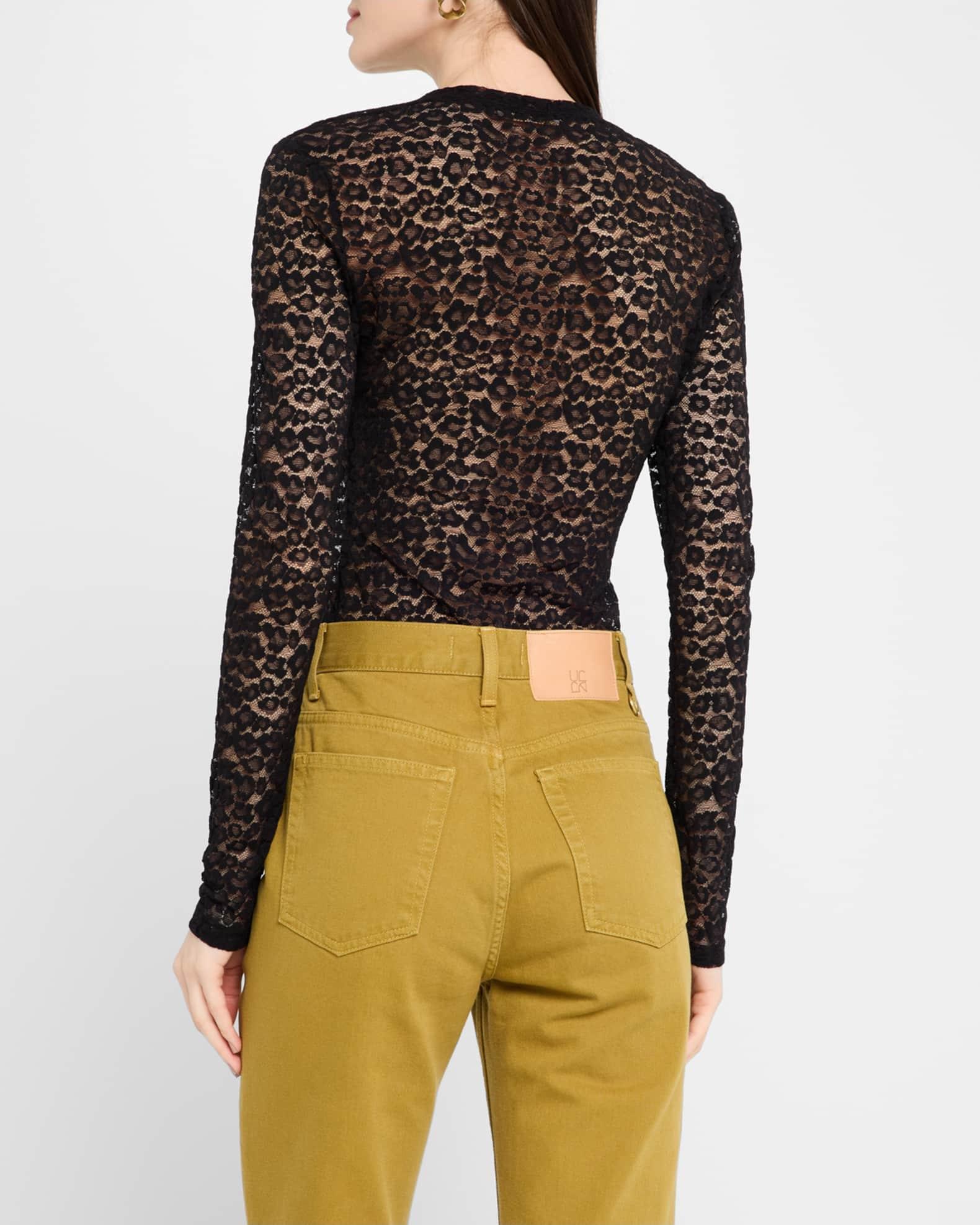  Anise Leopard Long-Sleeve Top Product Image
