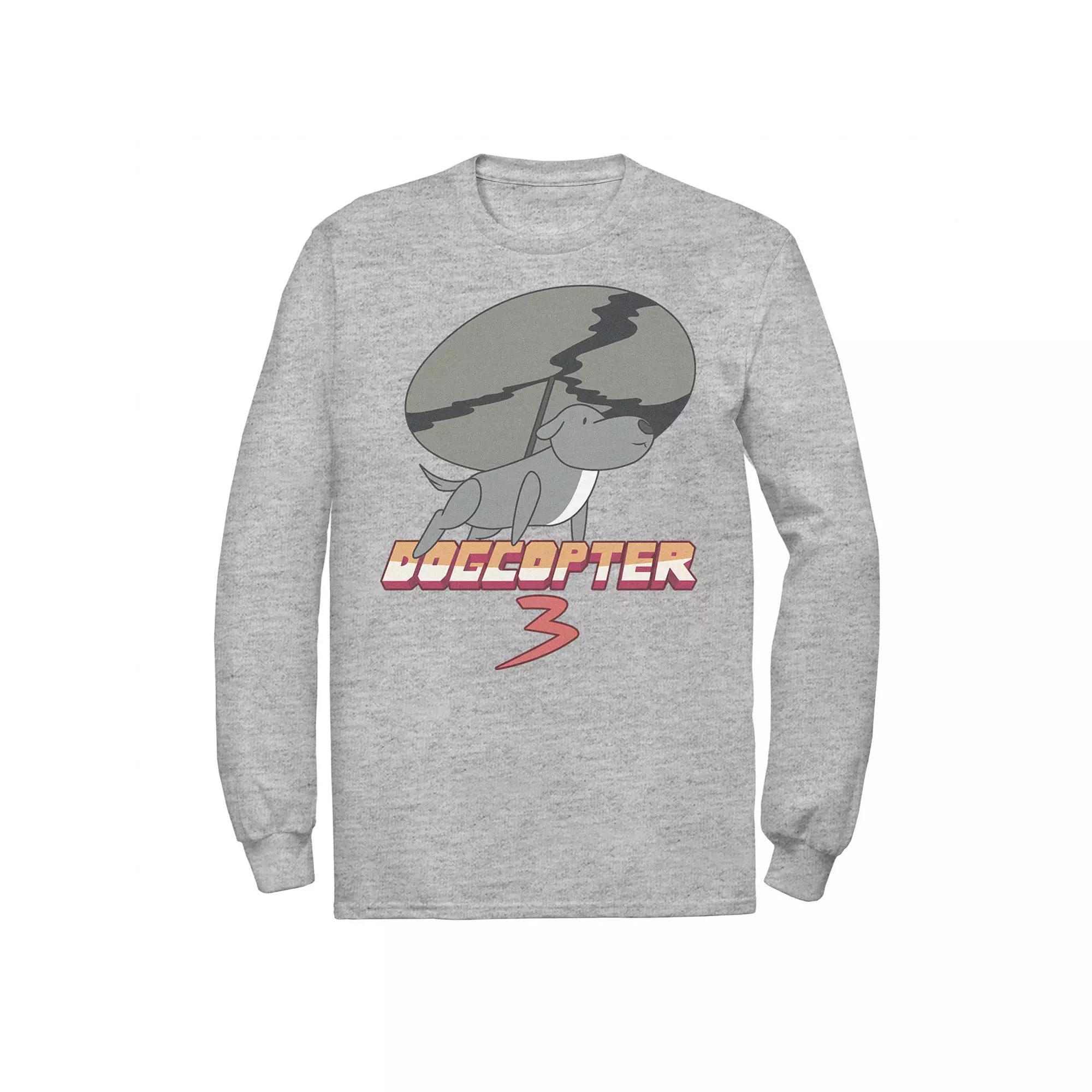 Men's Cartoon Network Steven Universe Dogcopter 3 Tee, Size: XL, Athletic Grey Product Image