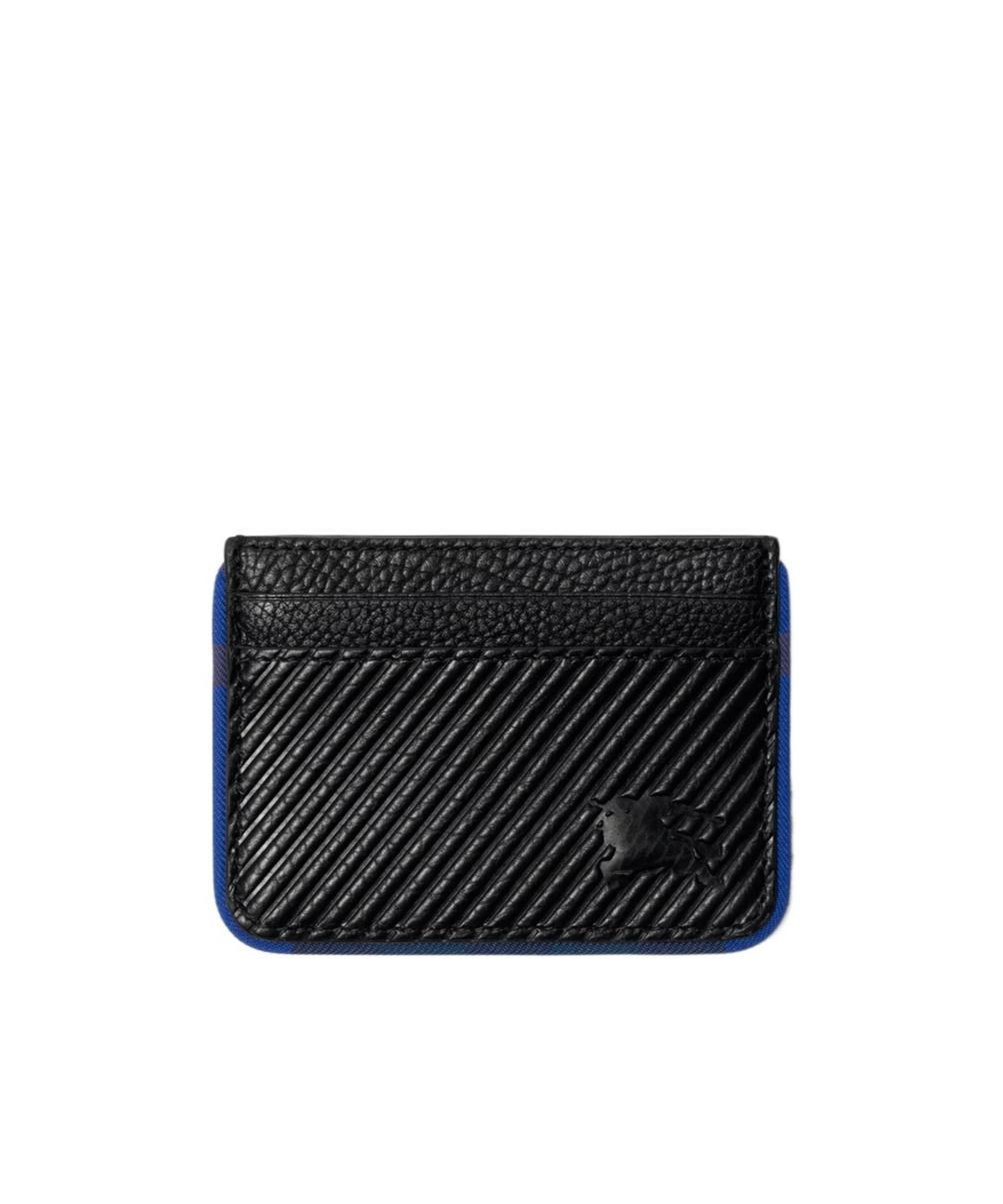 BURBERRY Heritage Ekd Card Case In Black Product Image