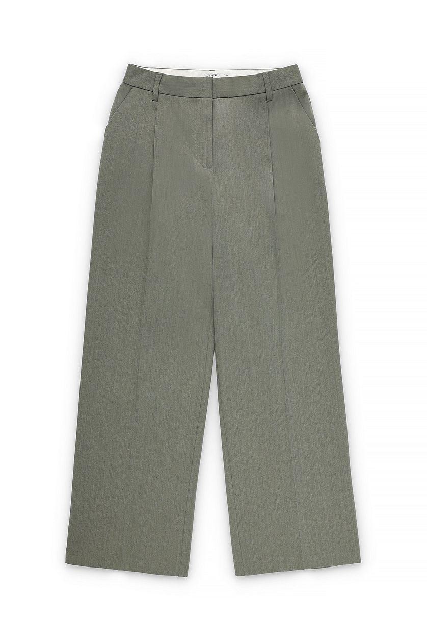 Wide Low Waist Suit Pants Product Image